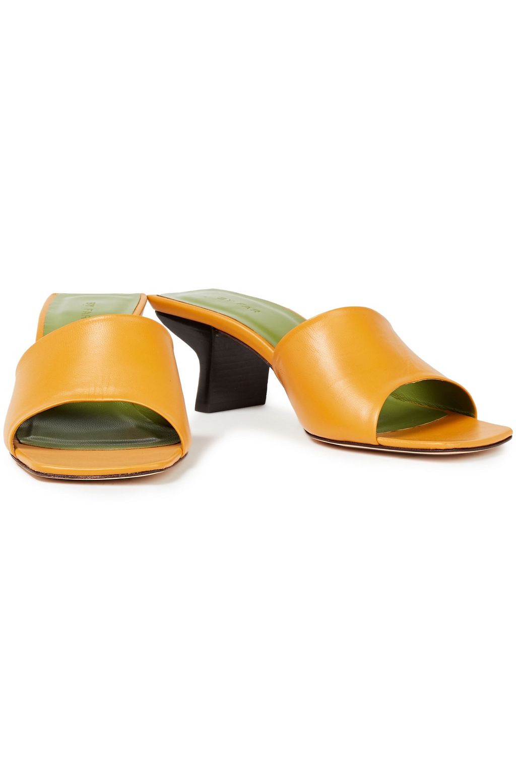 BY FAR Lily leather mules