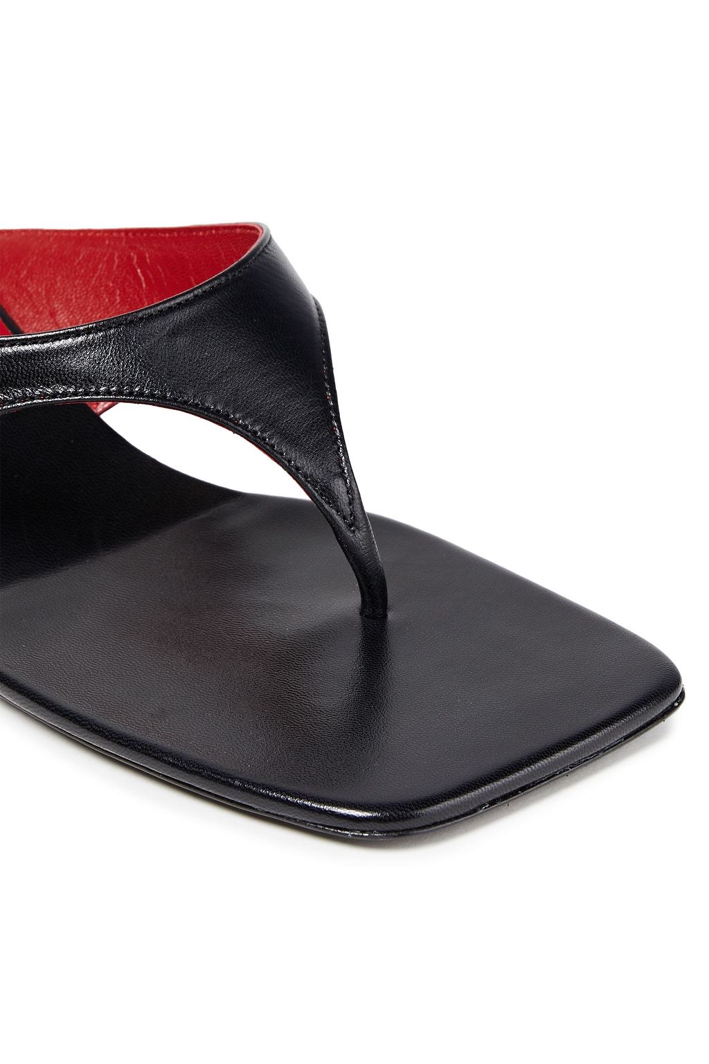 BY FAR Jackie metallic leather sandals