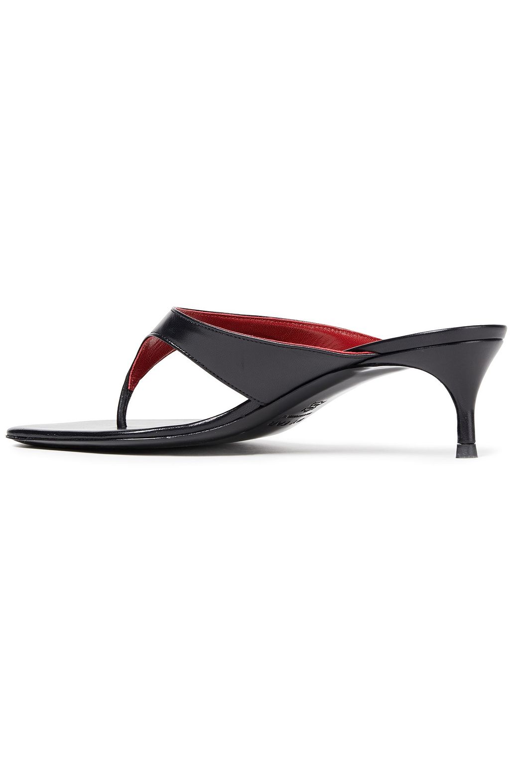 BY FAR Jackie metallic leather sandals