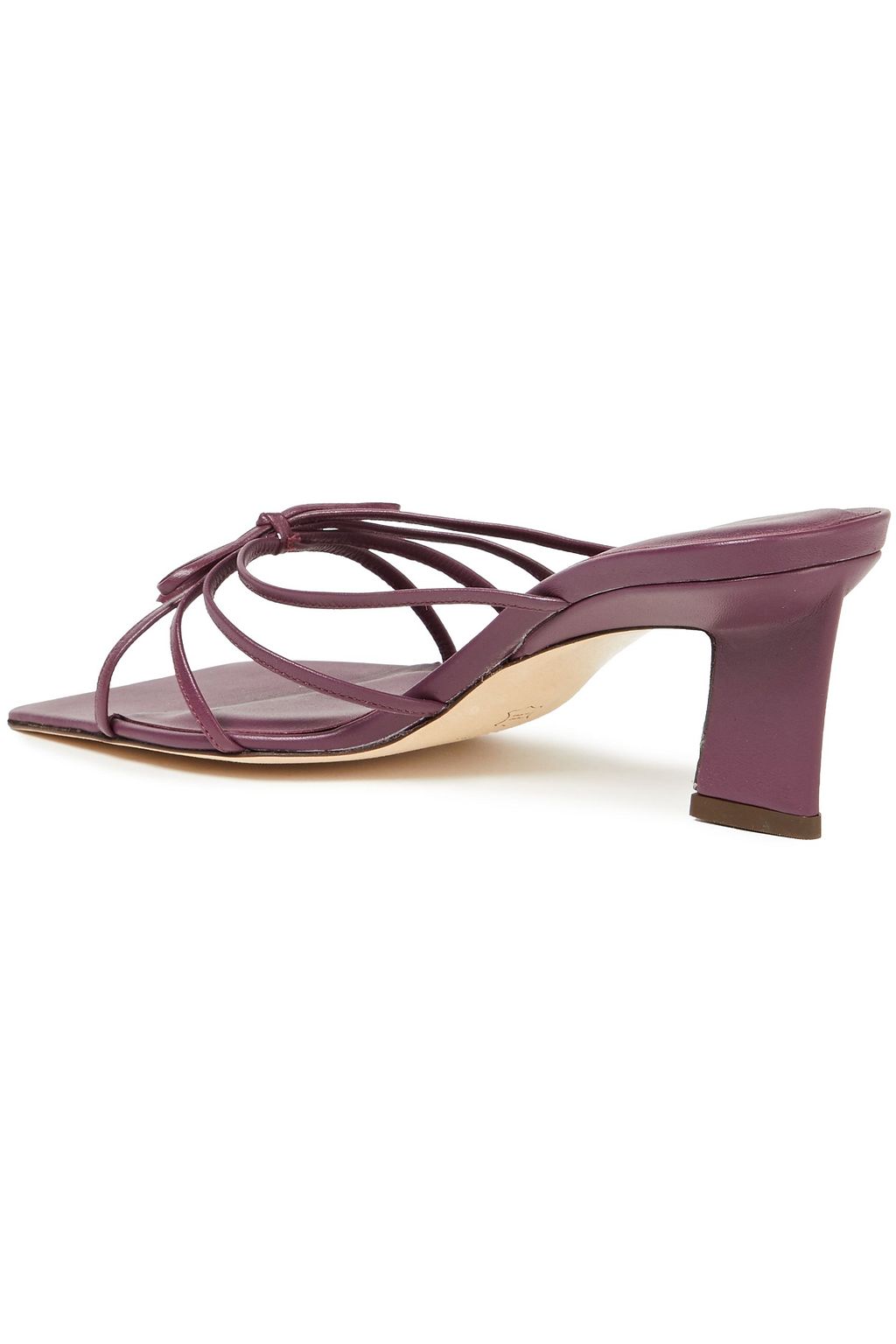 BY FAR Marissa bow-embellished leather mules