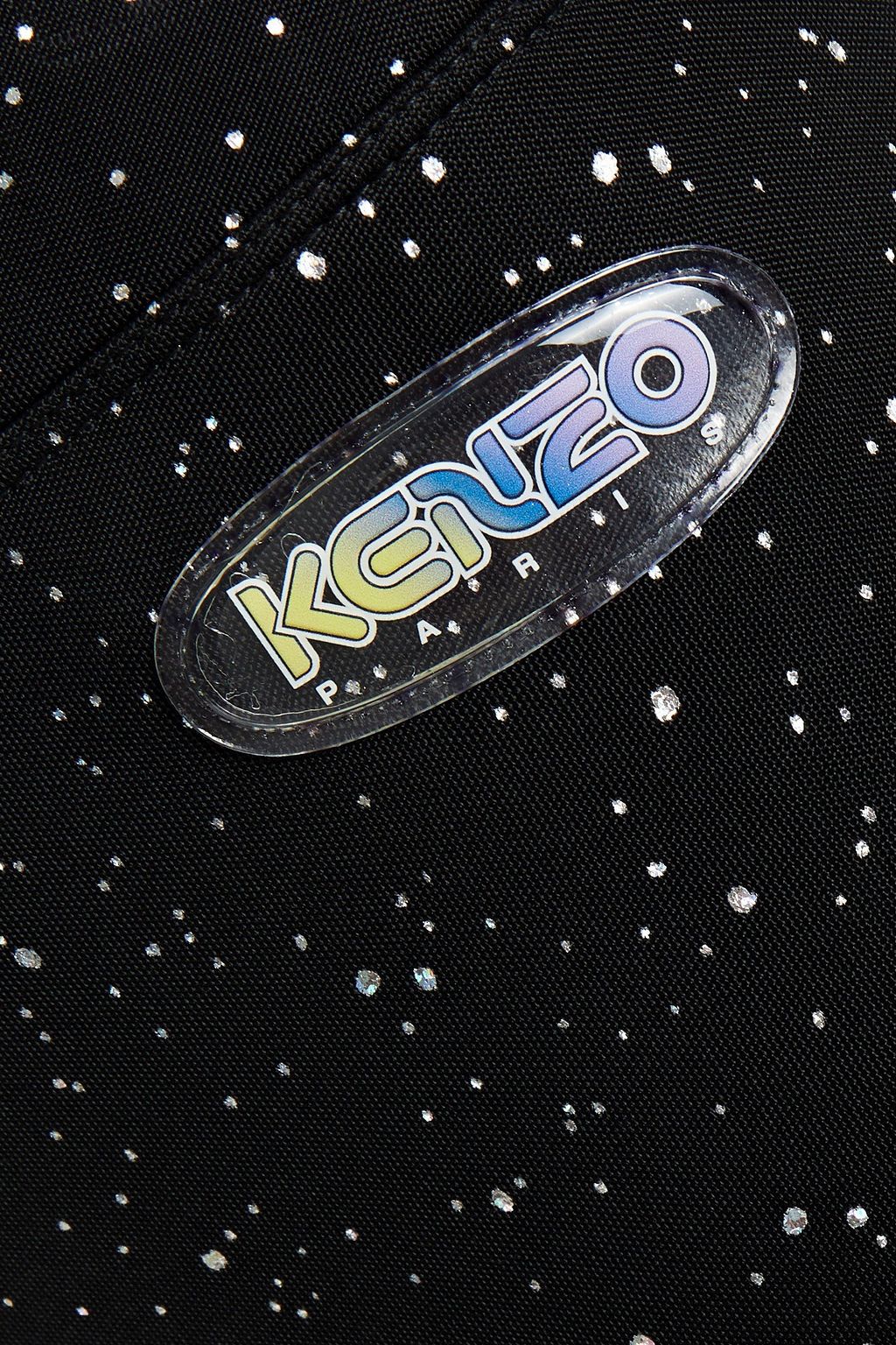 KENZO Metallic printed stretch-ponte leggings
