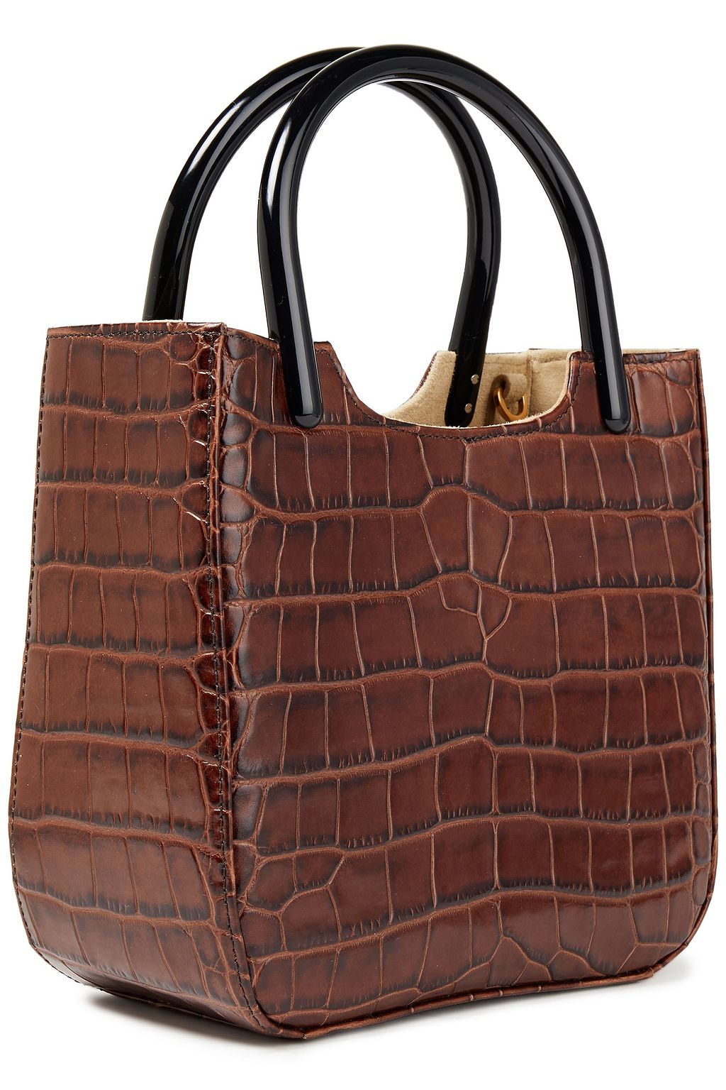 BY FAR Eric croc-effect leather tote