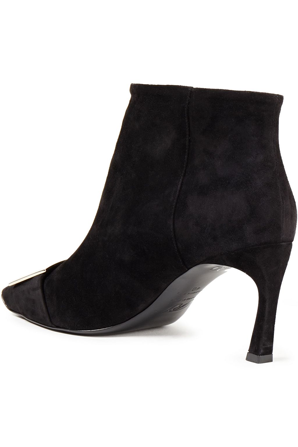 ROGER VIVIER Belle Vivier Trompette suede ankle boots