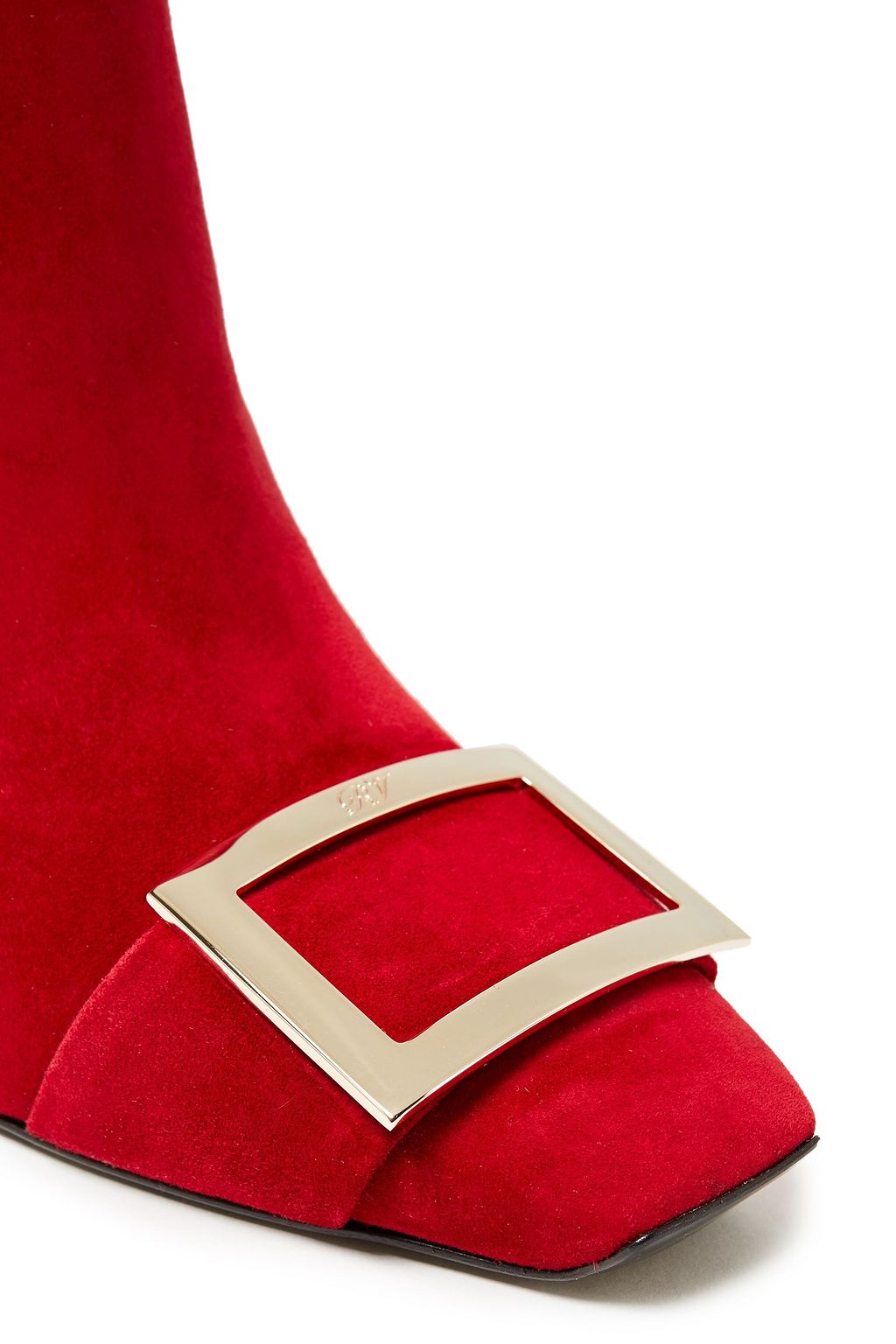 ROGER VIVIER Belle Vivier Trompette スエード アンクルブーツ
