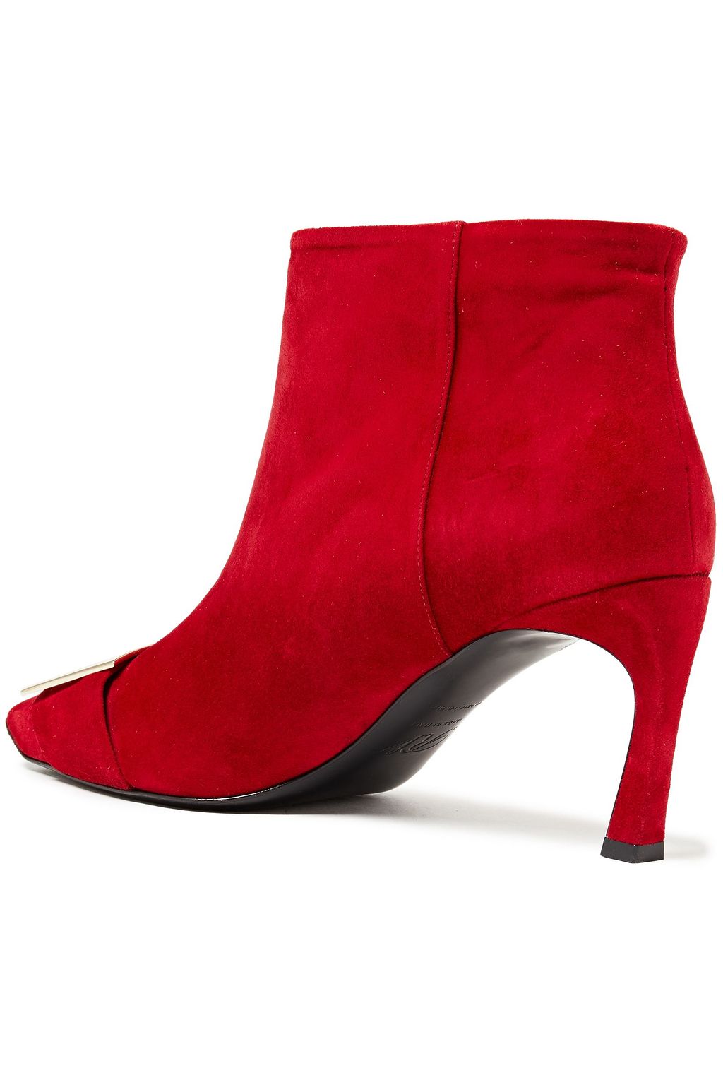 ROGER VIVIER Belle Vivier Trompette スエード アンクルブーツ