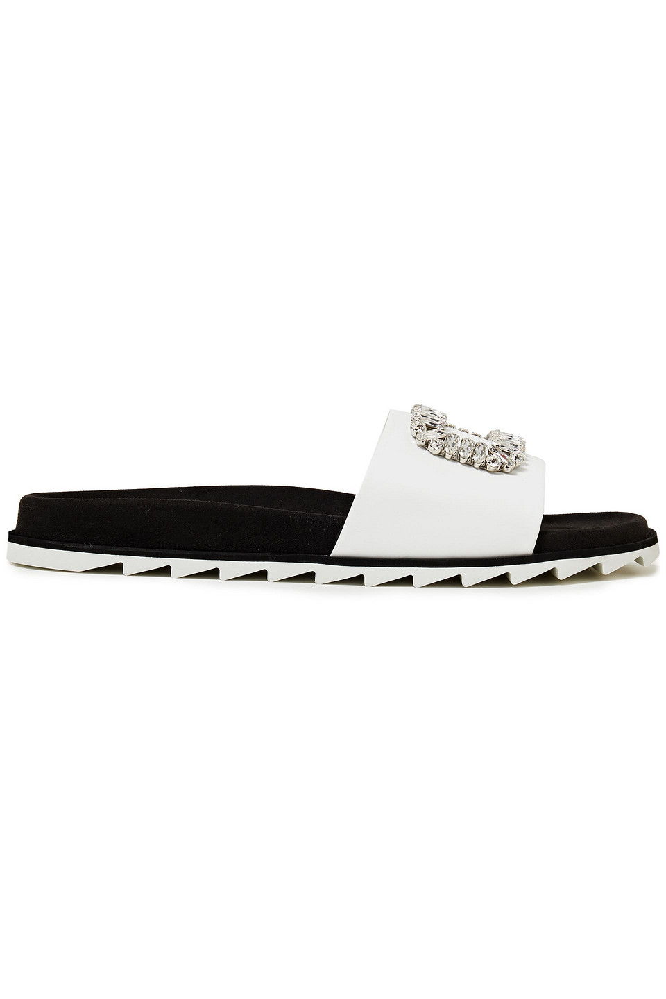 Slidy Viv embellished leather slides