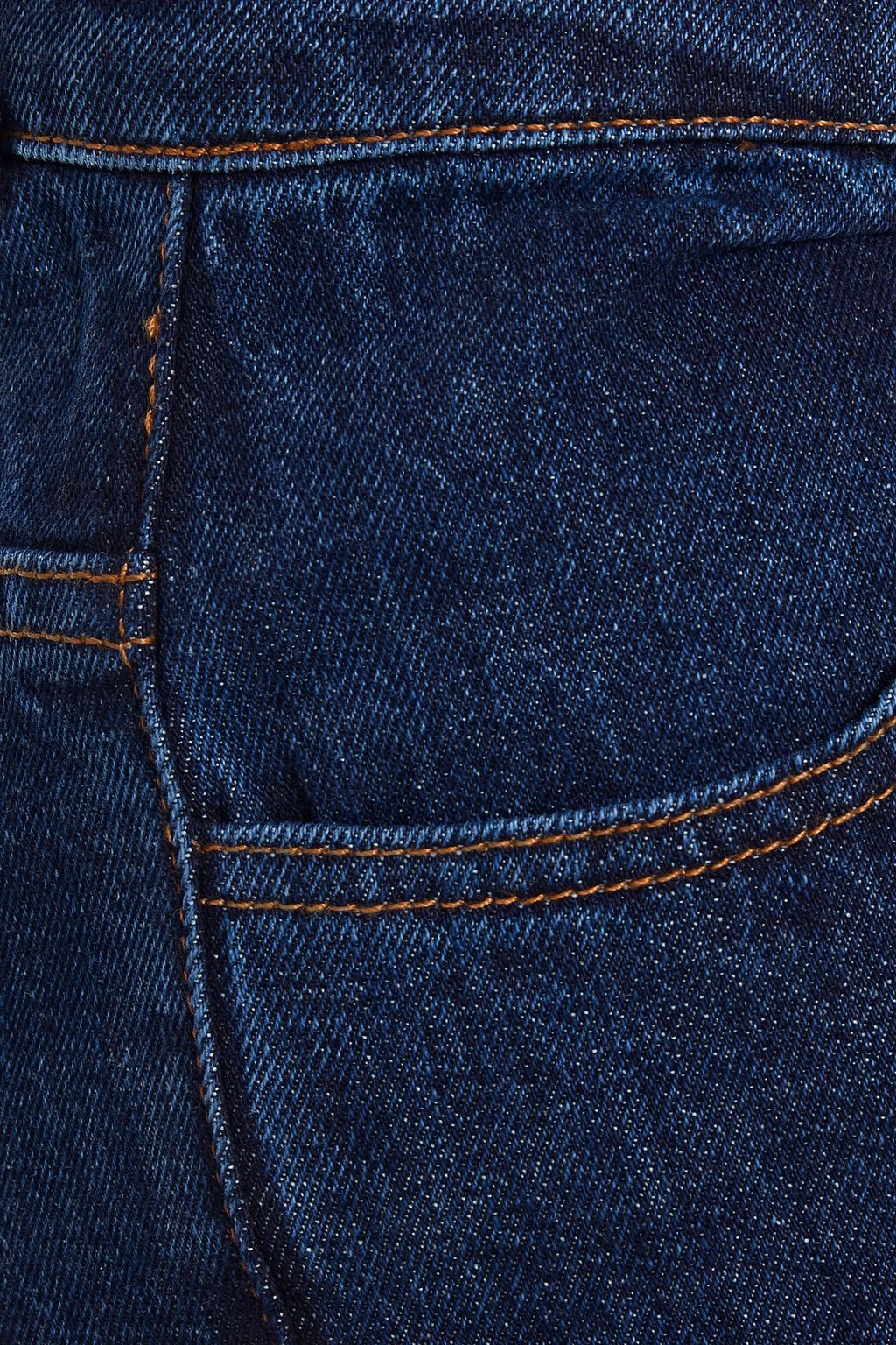 ANDREA CREWS X CLAUDIE PIERLOT Broderie anglaise-trimmed high-rise flared jeans