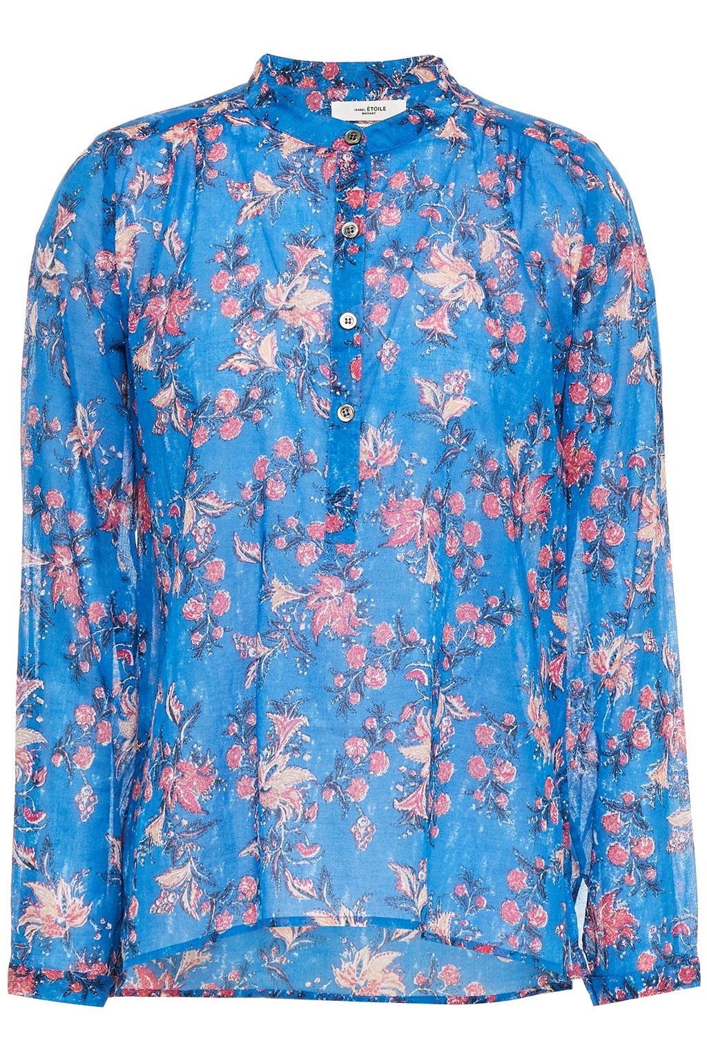Blue Maria printed cotton-voile blouse | Sale up to 70% off | THE OUTNET | ISABEL  MARANT ÉTOILE | THE OUTNET