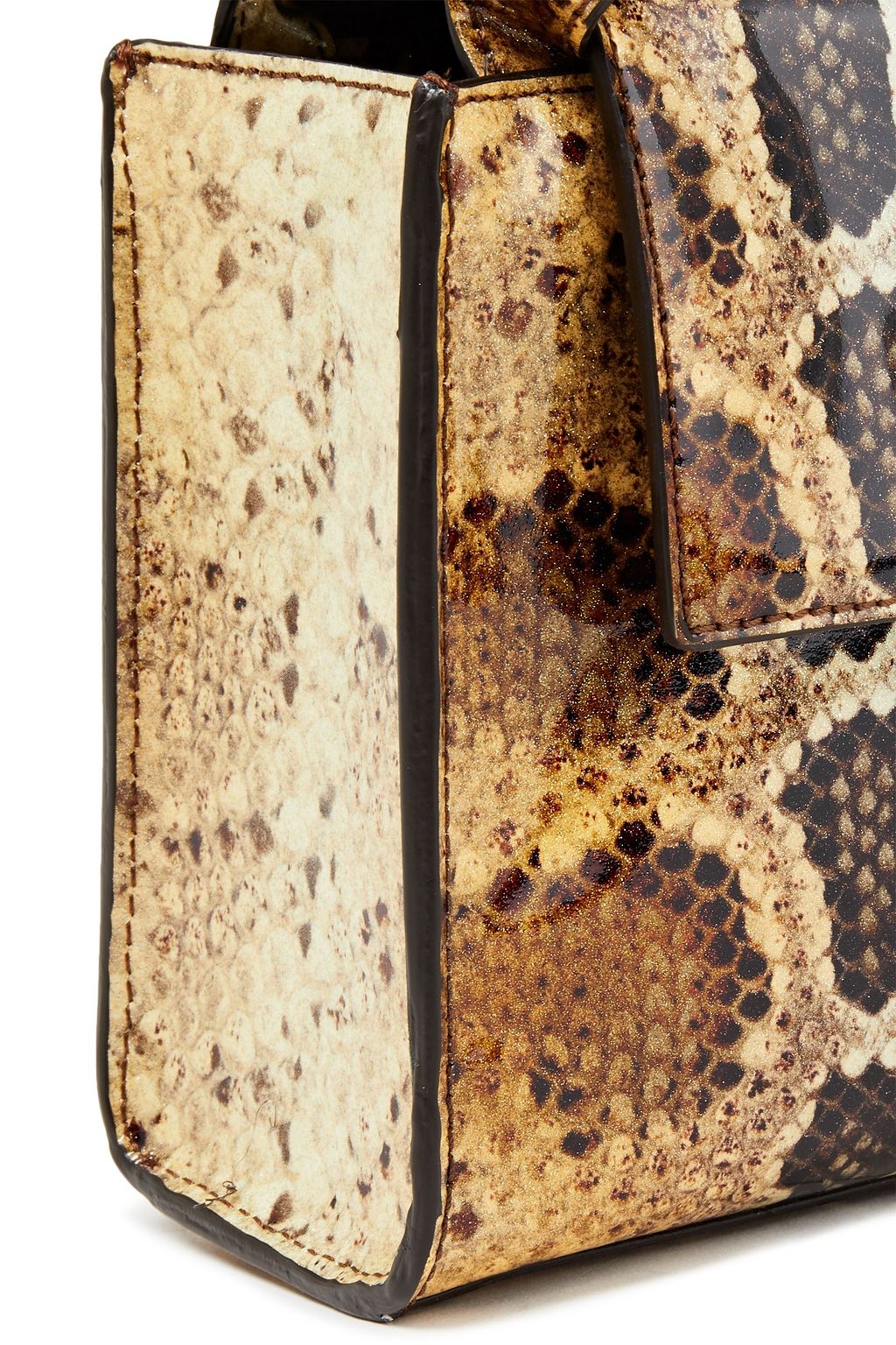 BY FAR Sabrina croc-effect leather tote