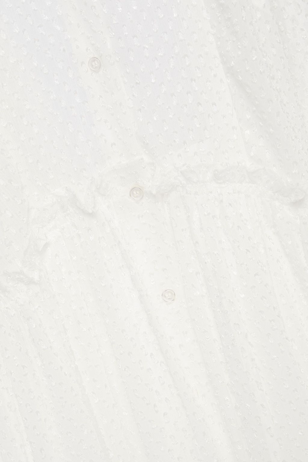 CLAUDIE PIERLOT Randall ruffled fil coupé mini dress