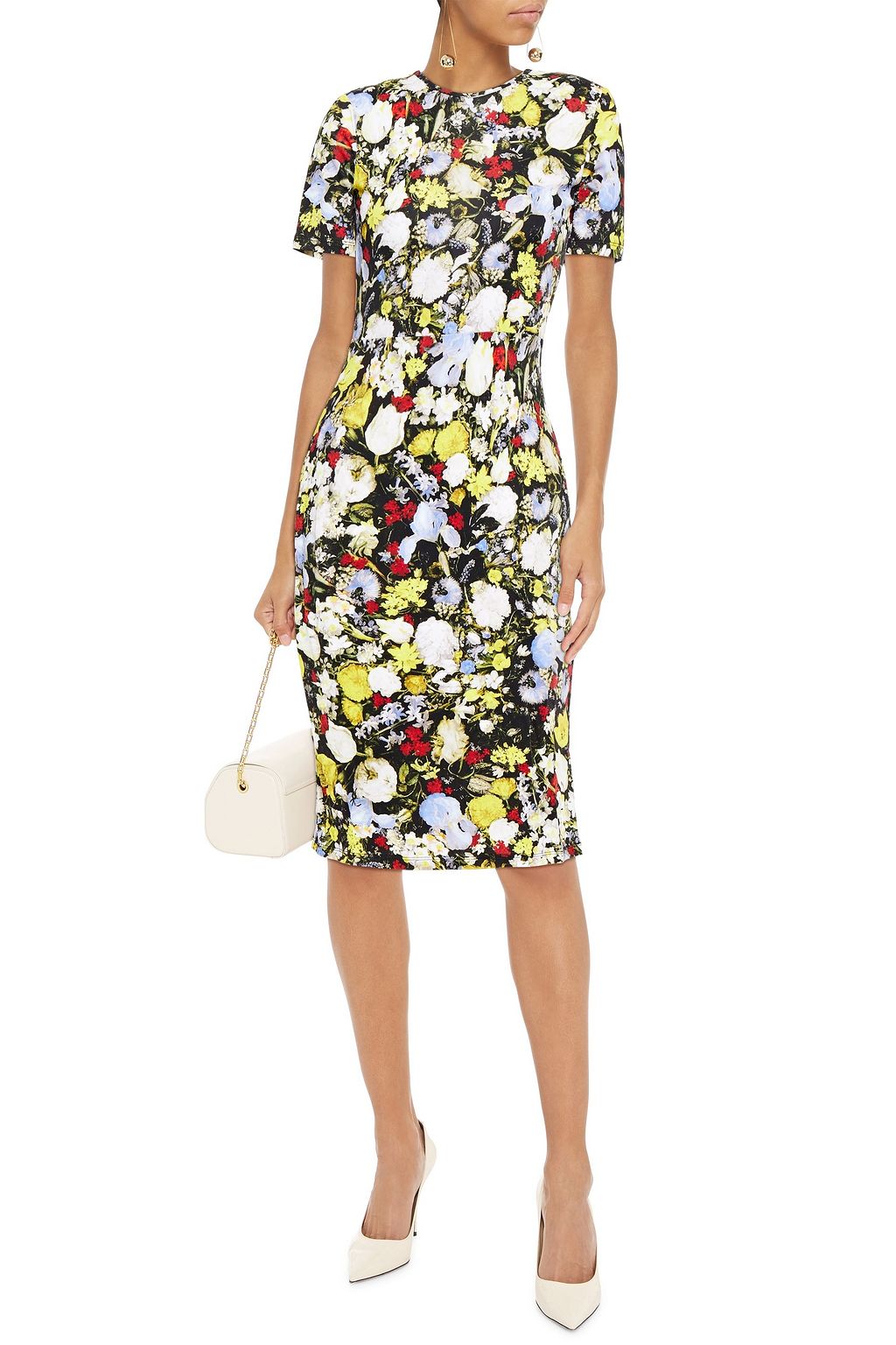 ERDEM Essie floral-print jersey dress