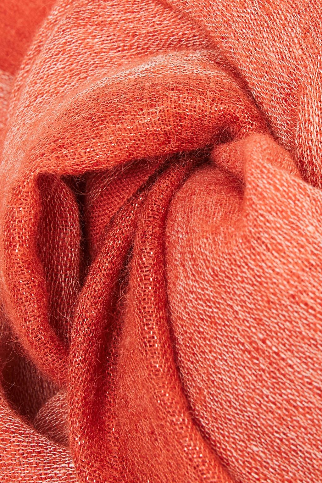 BRUNELLO CUCINELLI Frayed metallic gauze scarf
