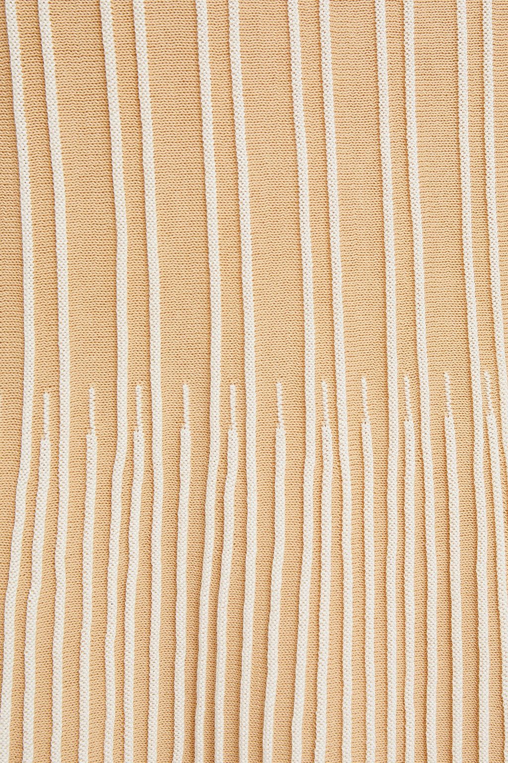 M MISSONI Ribbed cotton-blend midi skirt
