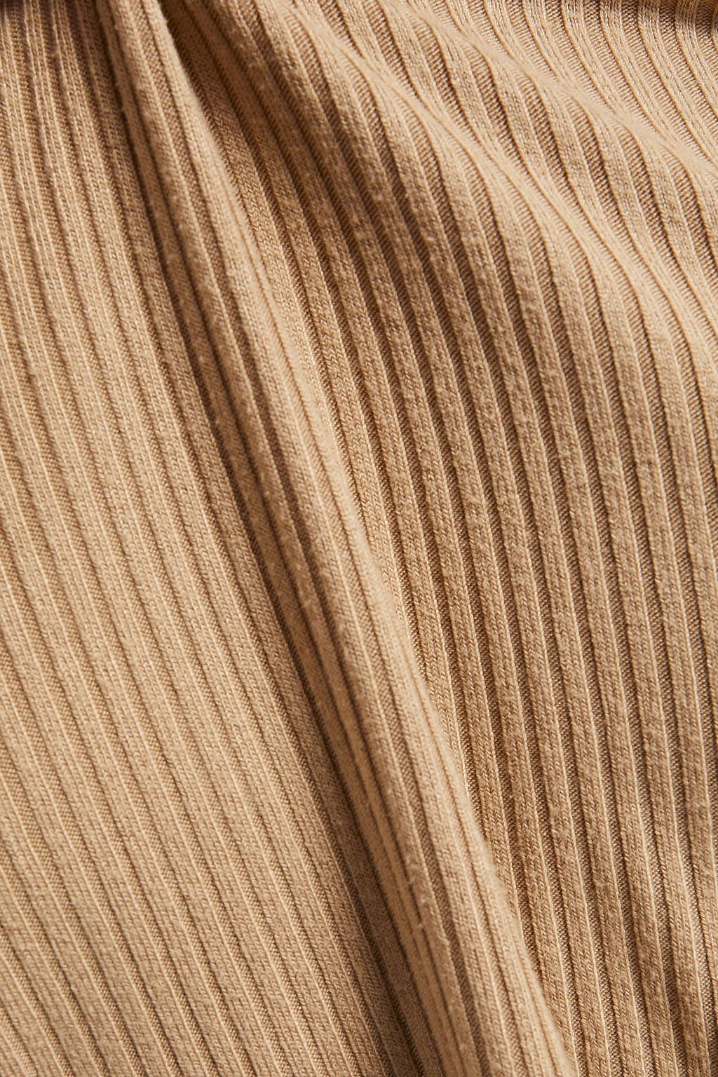 RE/DONE Ribbed modal-blend turtleneck top