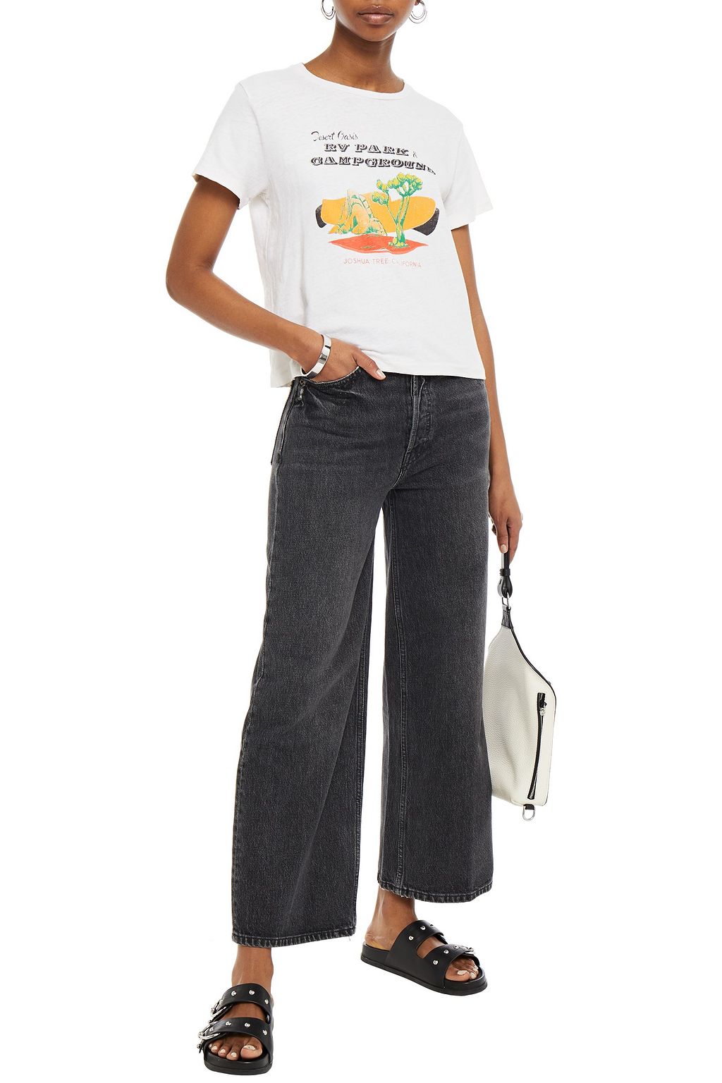 RE/DONE Classic Tee printed cotton-jersey T-shirt