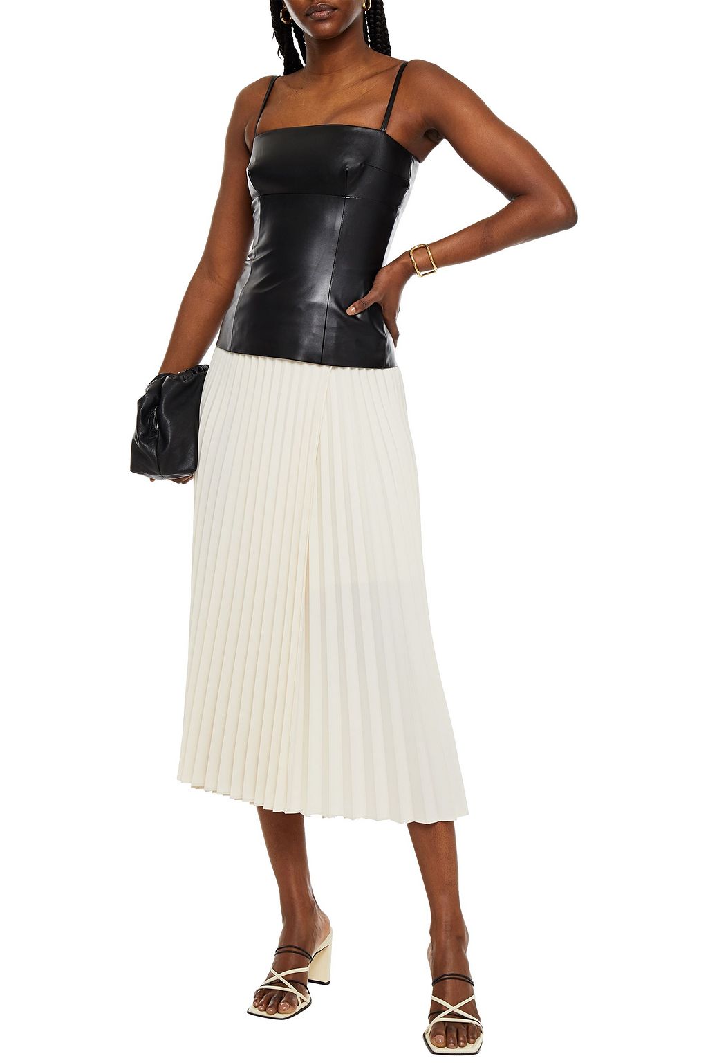 EMILIA WICKSTEAD Benson faux leather top