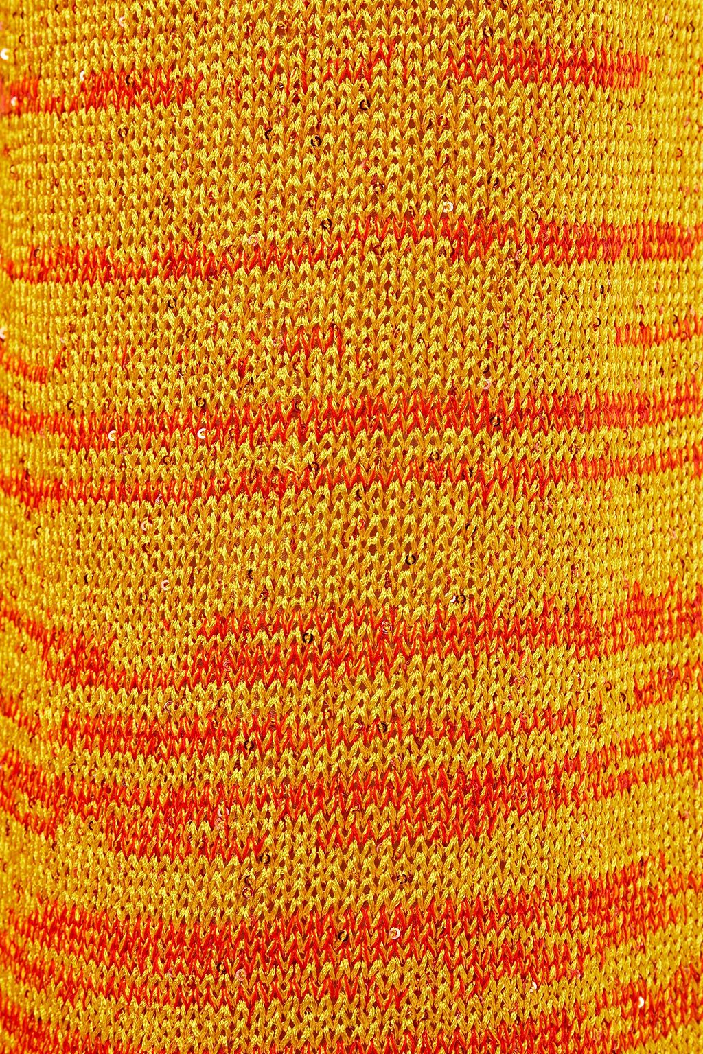 M MISSONI Sequin-embellished knitted wide-leg pants