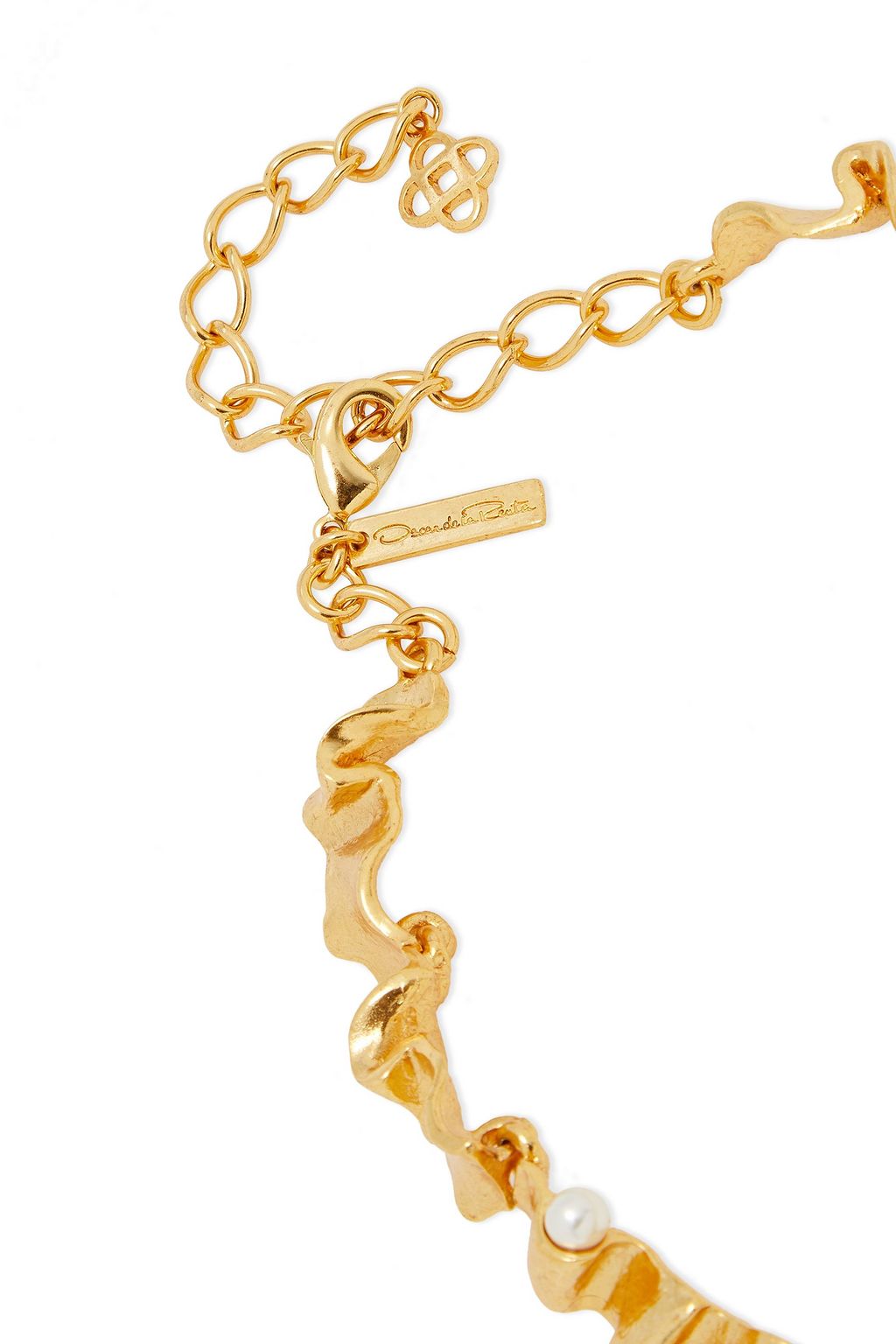 Oscar de la renta pearl necklace outlet