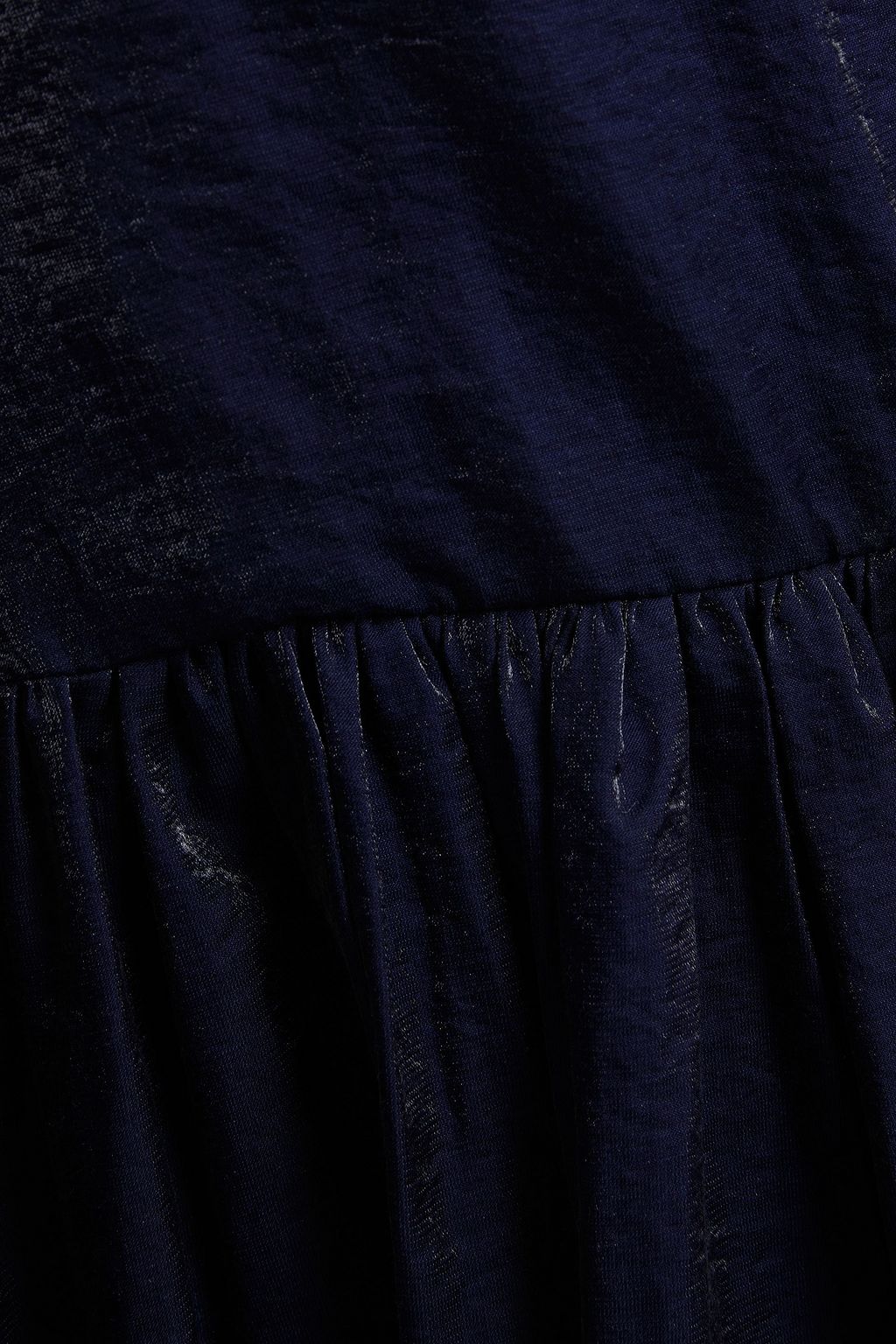 BAUM UND PFERDGARTEN Axelle gathered taffeta midi dress