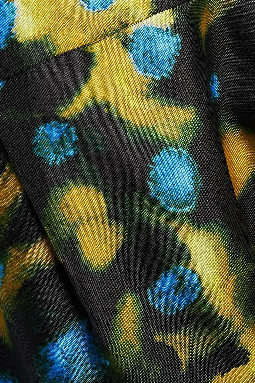 BAUM UND PFERDGARTEN Arya floral-print silk-twill mini dress