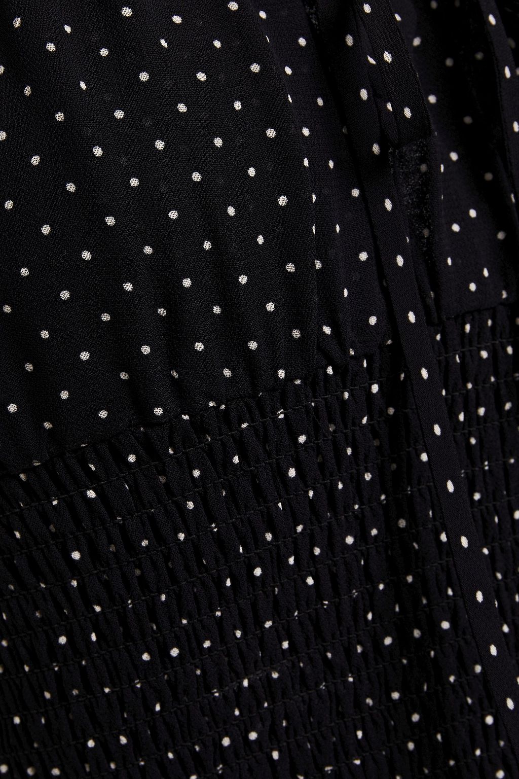REFORMATION Carine shirred floral-print crepe top