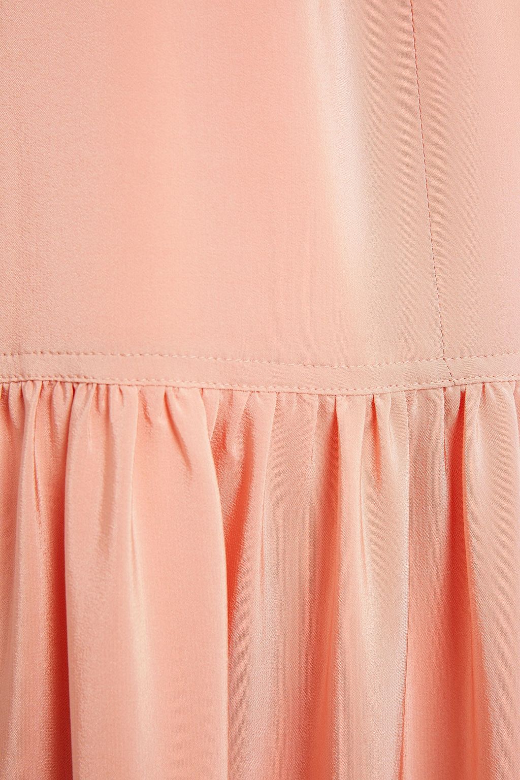 M MISSONI Belted tiered silk crepe de chine maxi dress