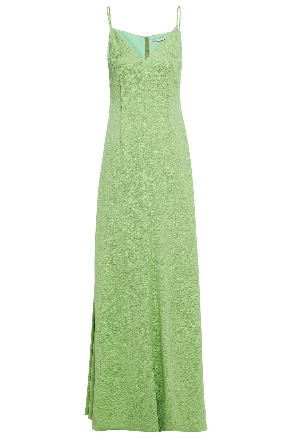 EMILIA WICKSTEAD Heberley hammered silk-satin maxi dress