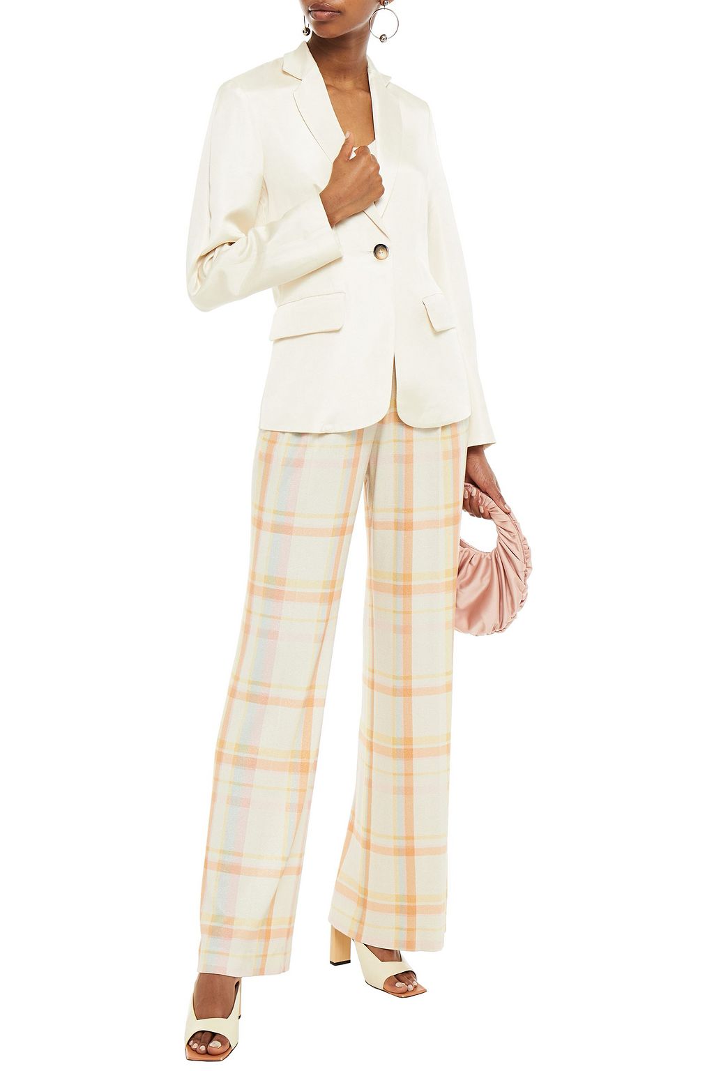 BAUM UND PFERDGARTEN Satin-crepe blazer