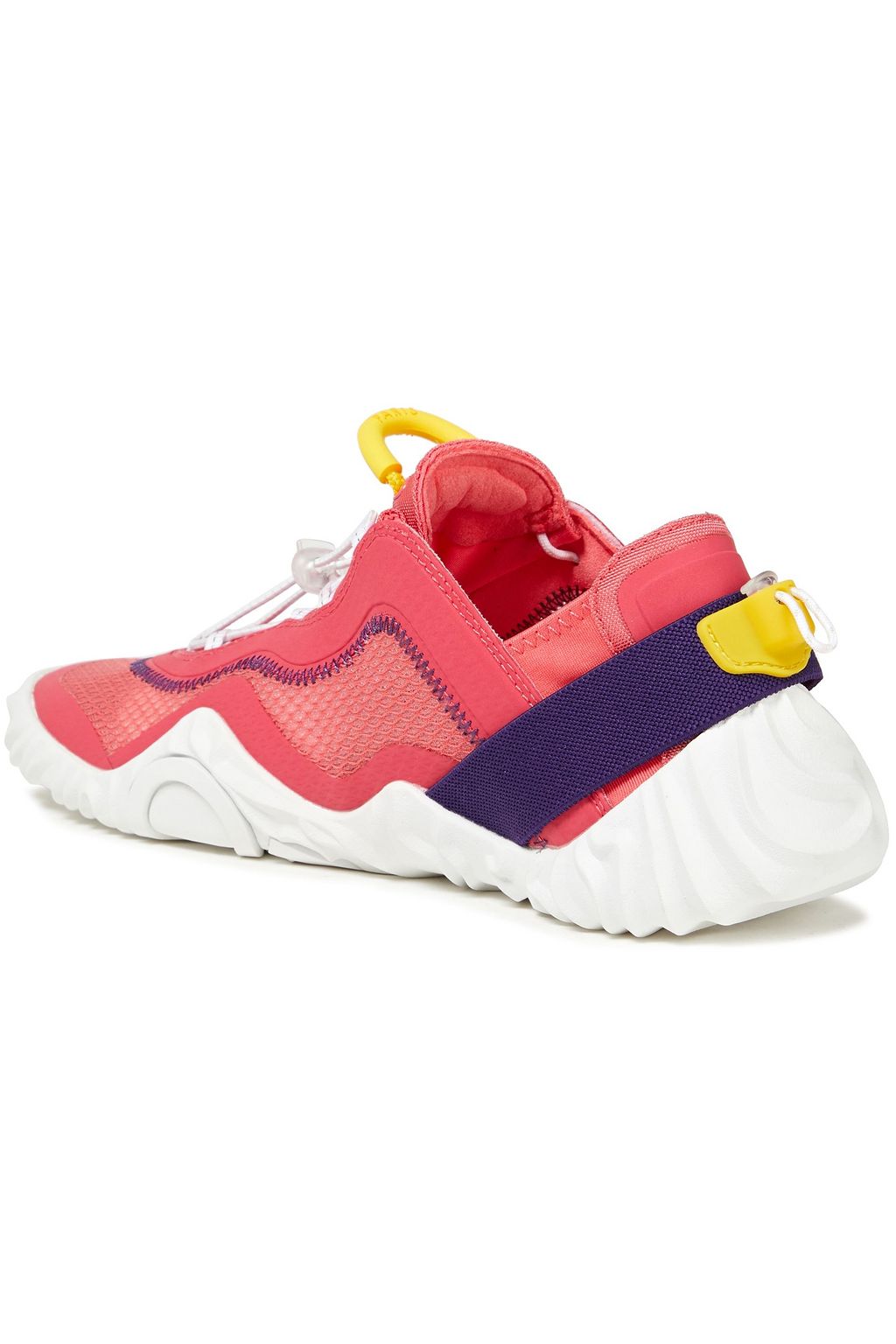 KENZO Wave canvas-paneled mesh sneakers