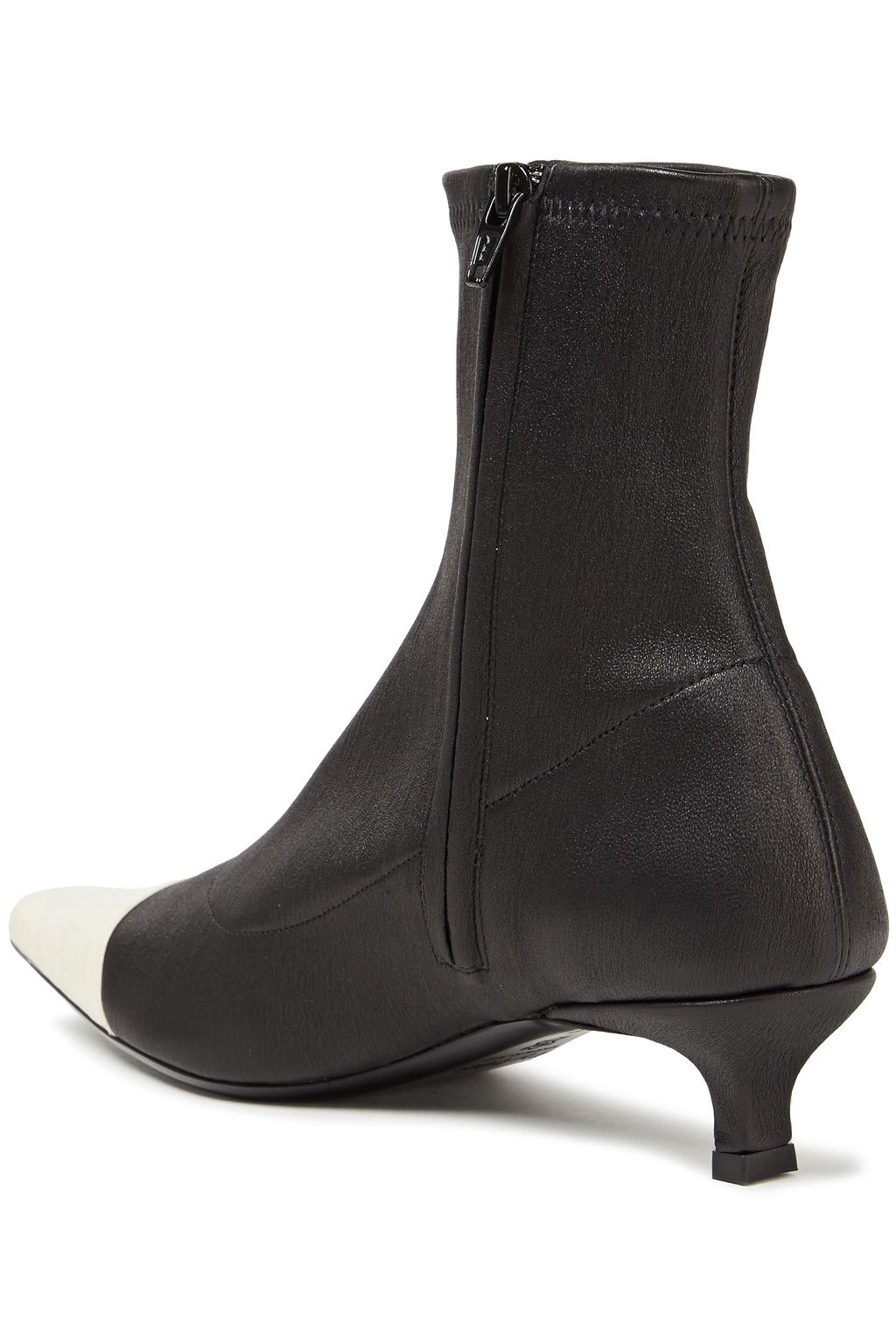 BY FAR Karl two-tone leather ankle boots