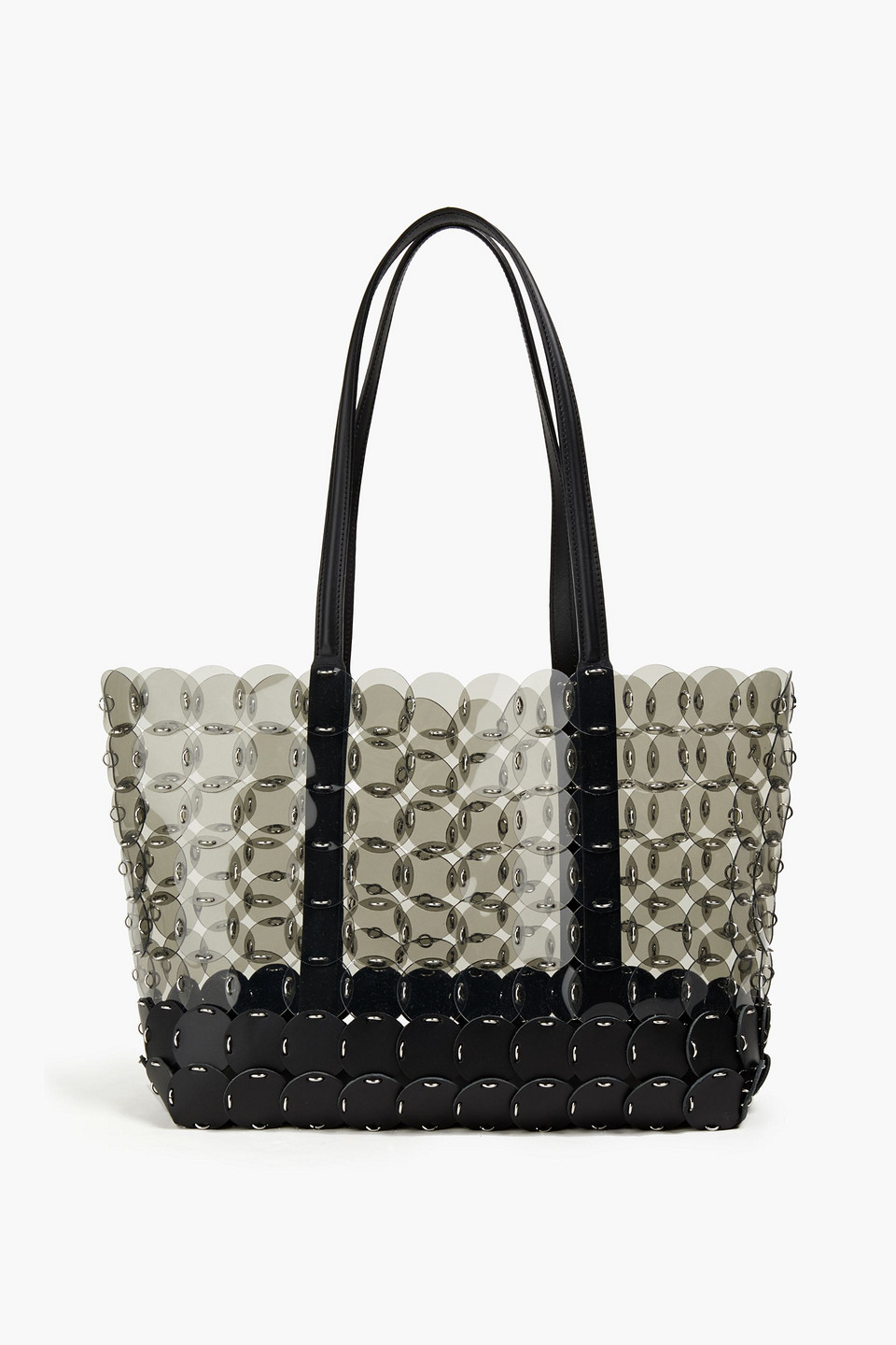 rabanne - pvc chainmail tote - white - onesize