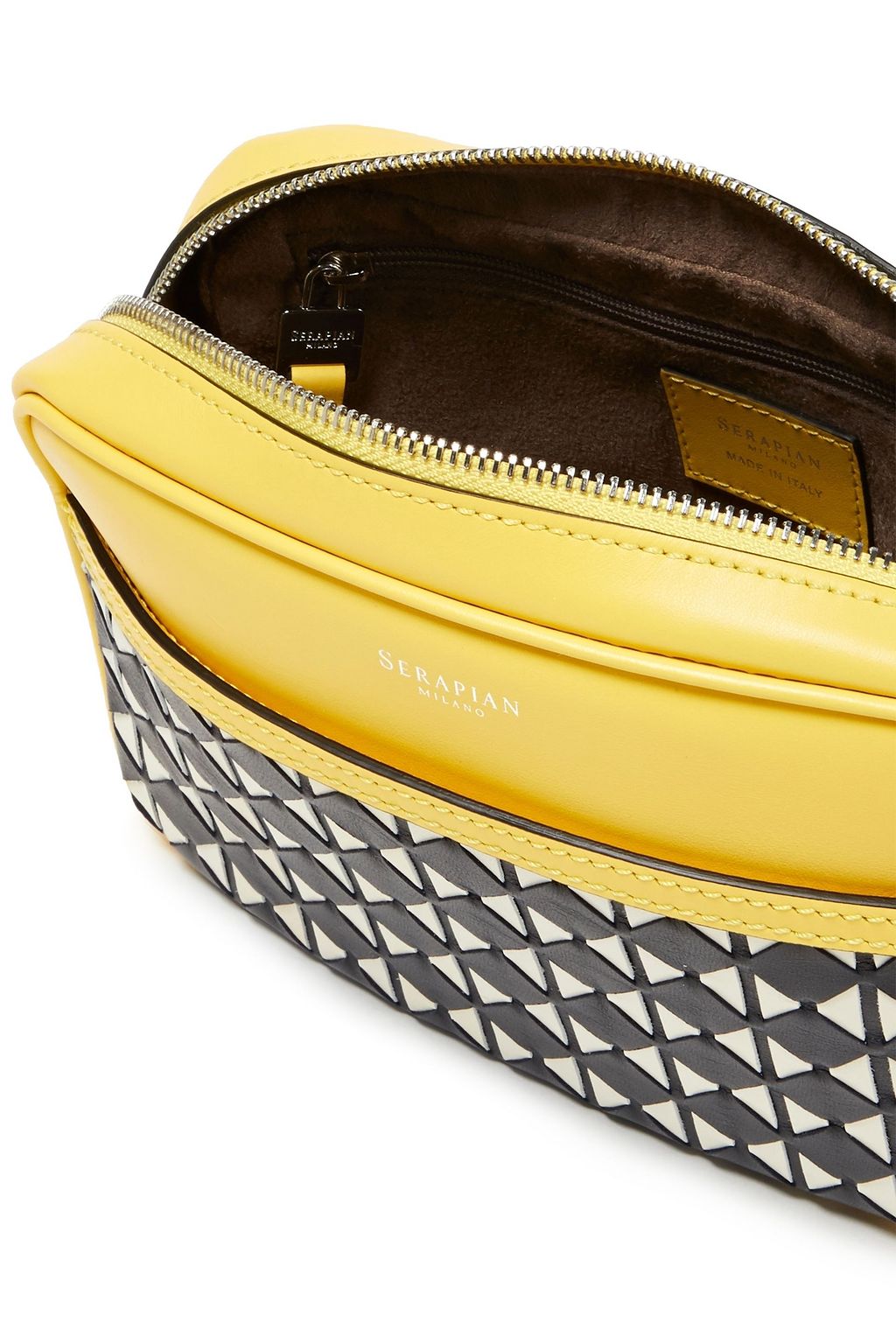 SERAPIAN Mosaico leather shoulder bag