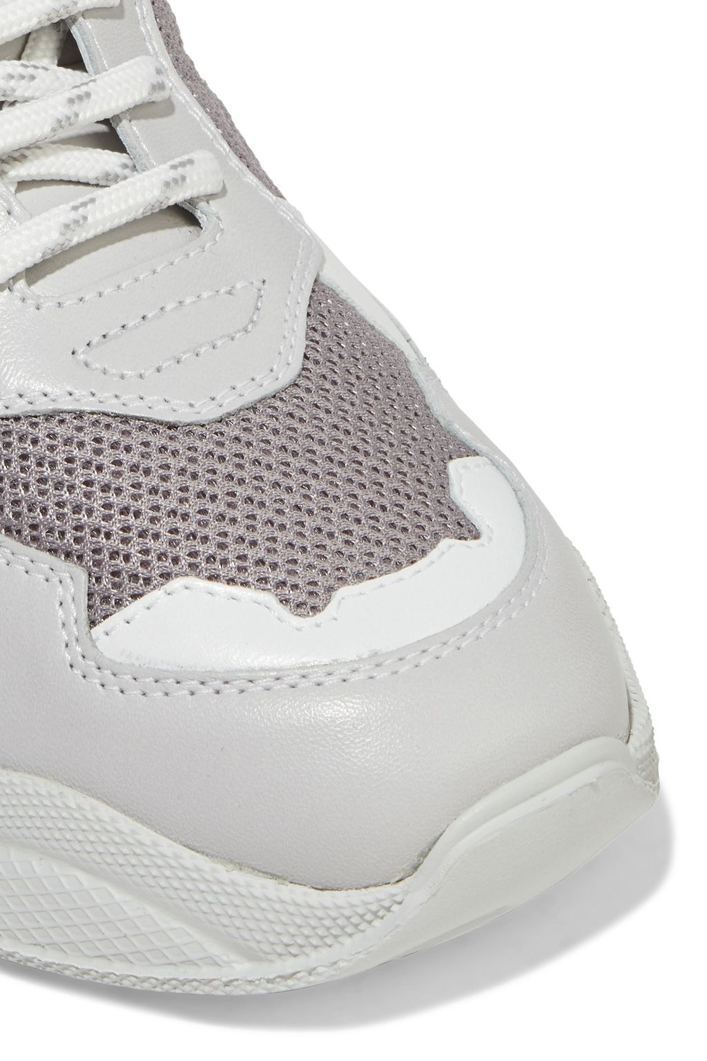 IRO Curve Runner mesh, nubuck and leather sneakers