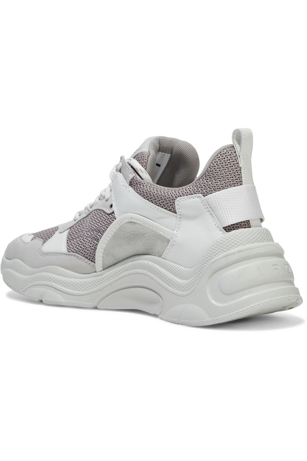 IRO Curve Runner mesh, nubuck and leather sneakers