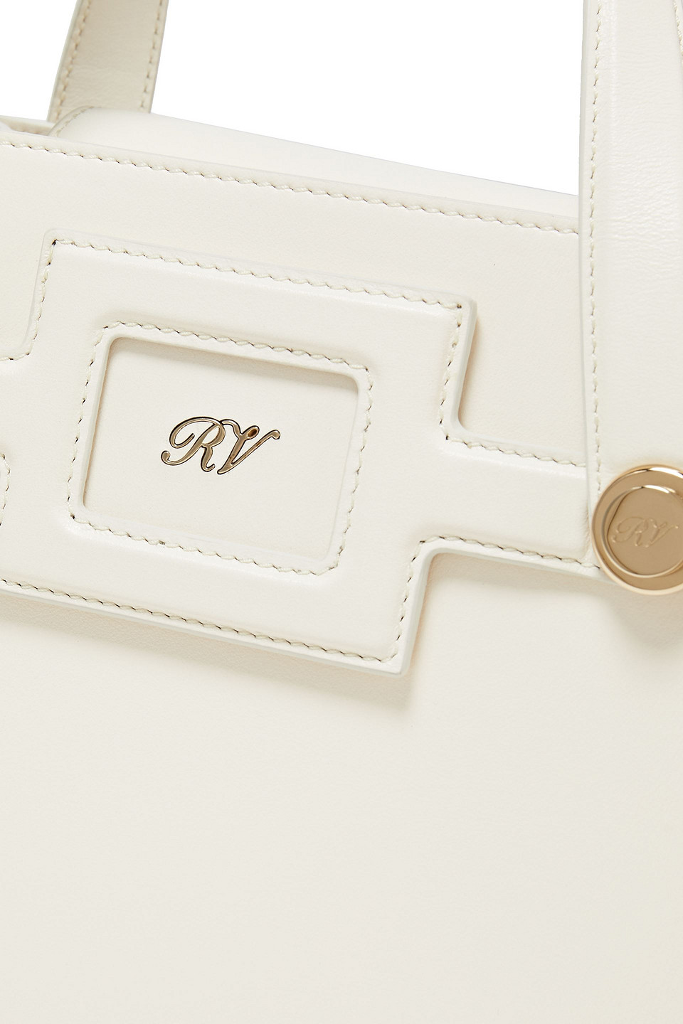 Roger Vivier Viv Sellier Small Leather Tote