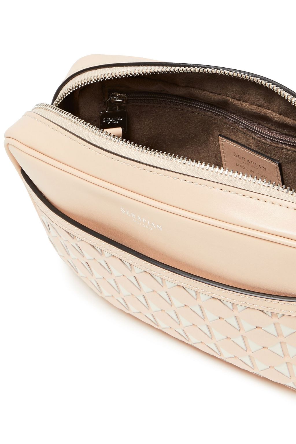 SERAPIAN Mosaico leather shoulder bag