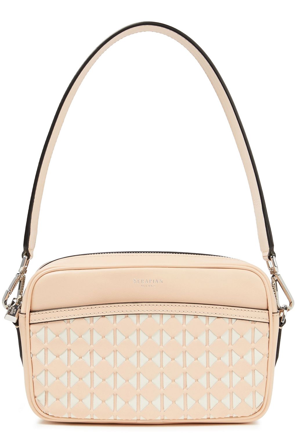 SERAPIAN Mosaico leather shoulder bag