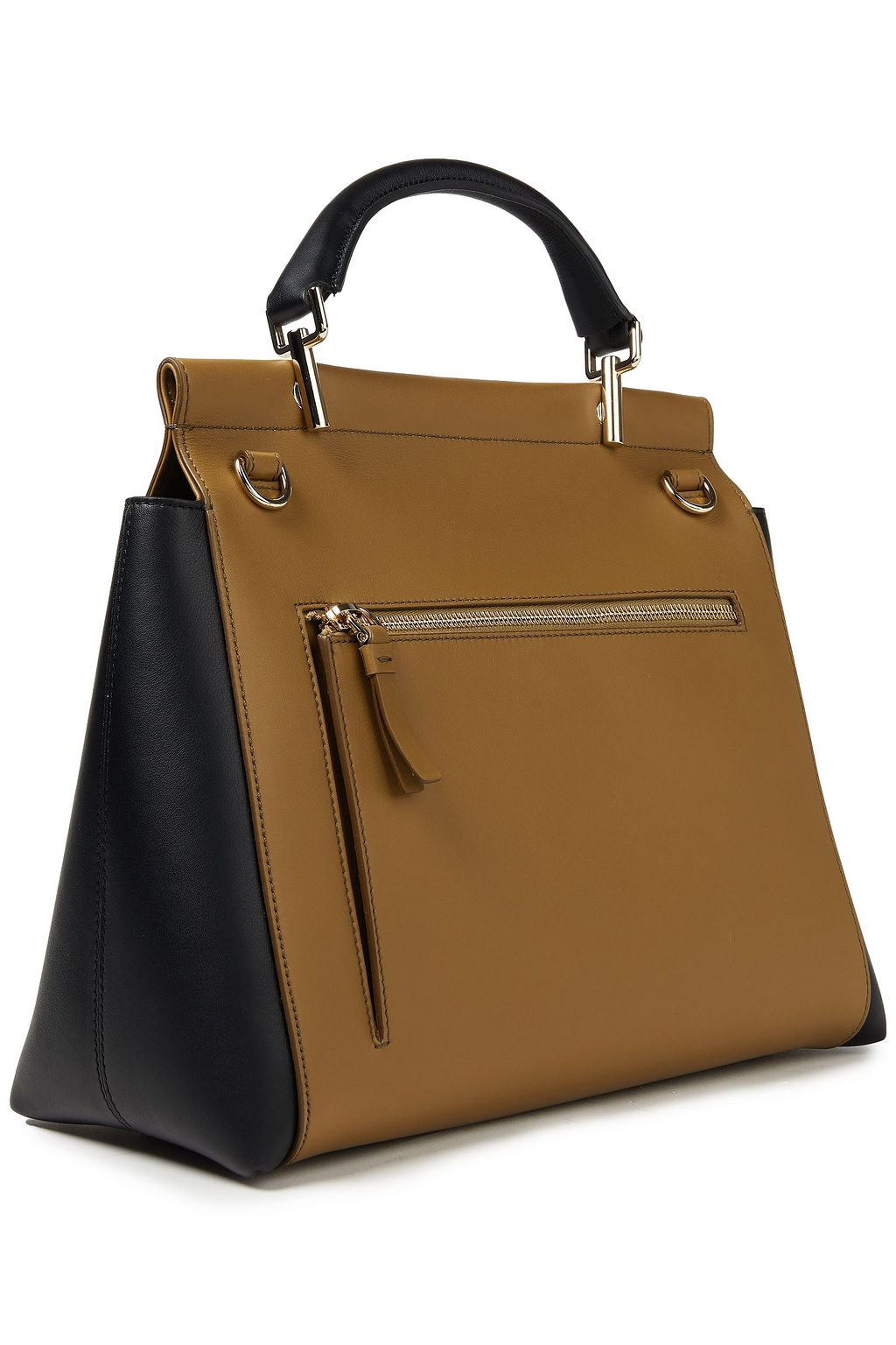 ROGER VIVIER Viv' カラーブロック レザー トートバッグ