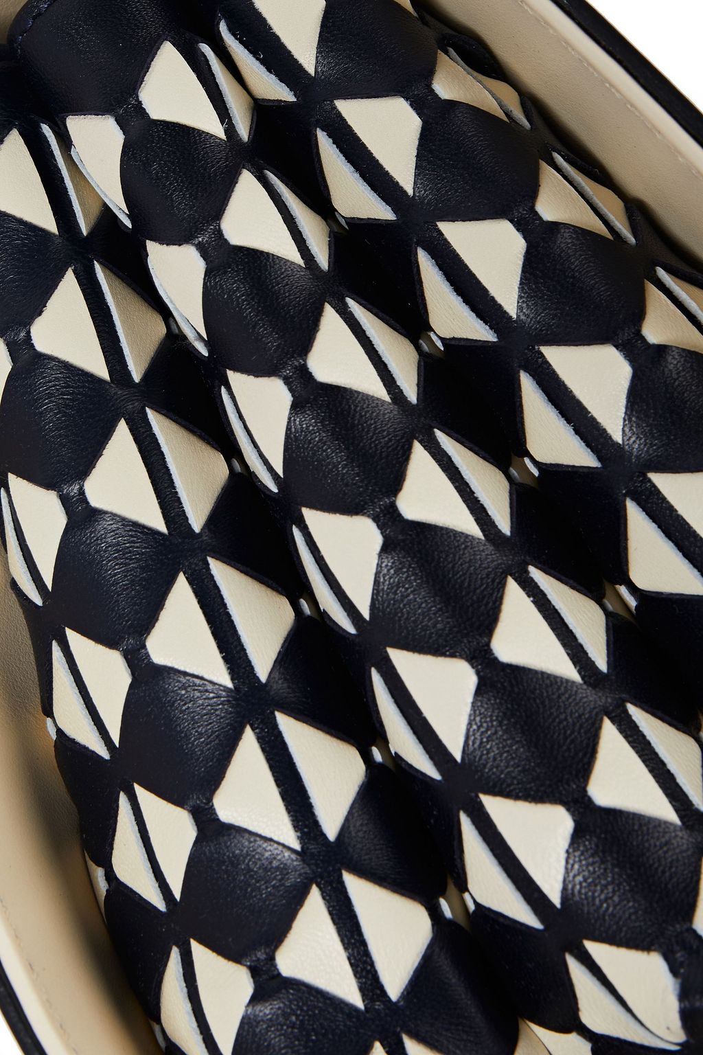 SERAPIAN Color-block leather tote