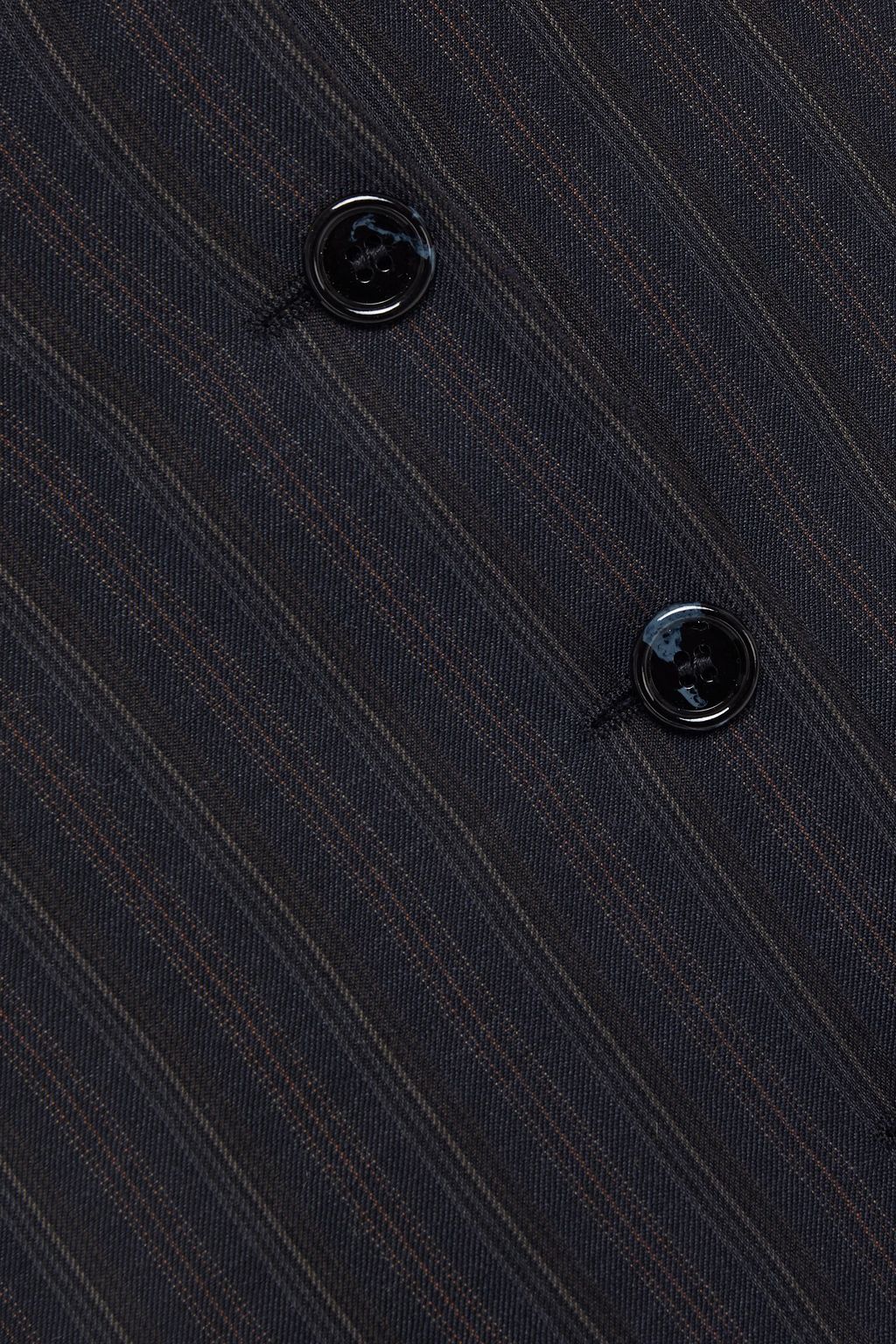 ACNE STUDIOS Pinstriped wool-twill mini skirt