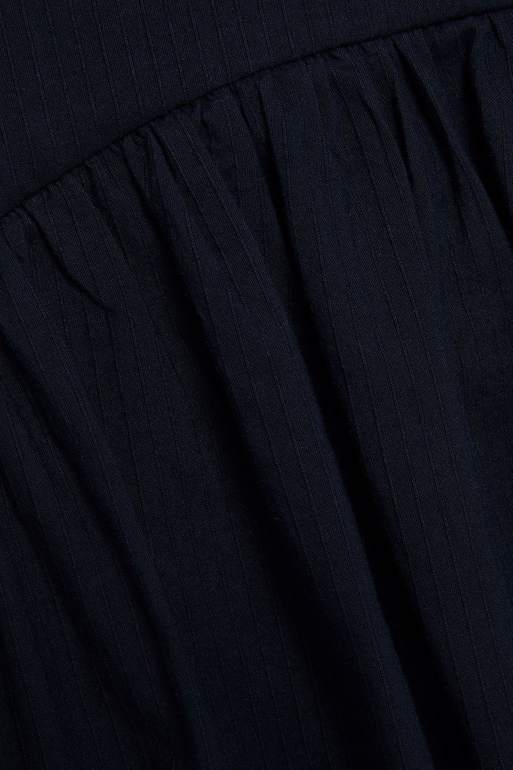 SEE BY CHLOÉ Tiered cotton-jacquard midi skirt