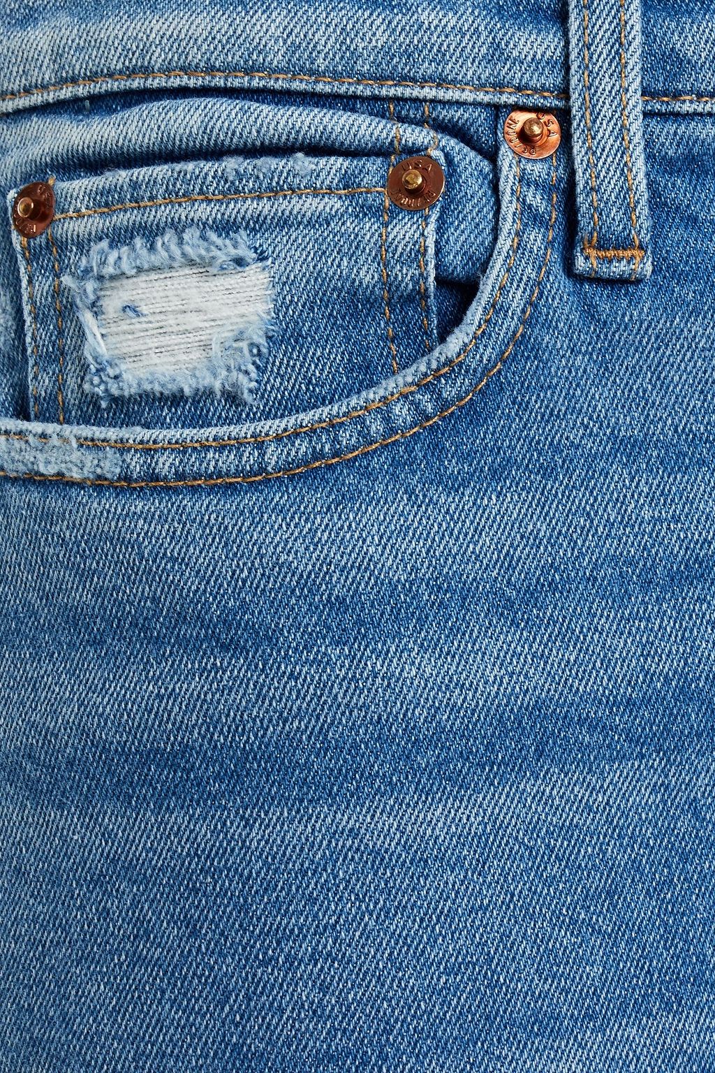 RE/DONE 90s cropped high-rise slim-leg jeans