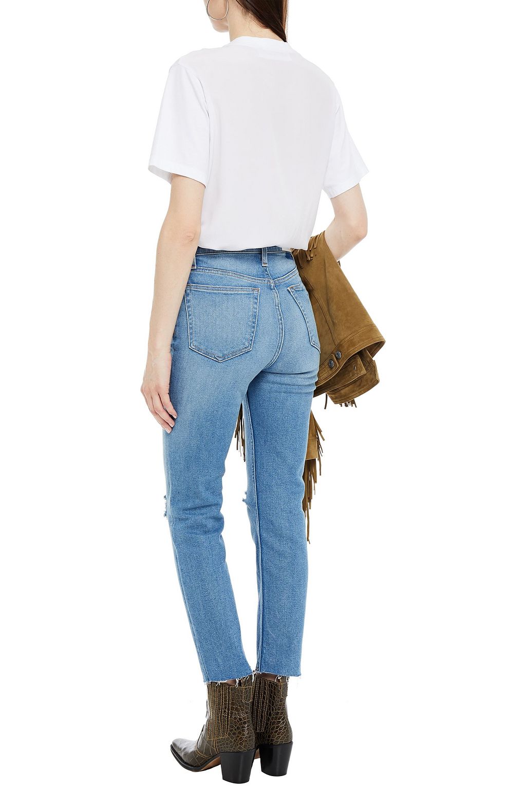 RE/DONE 90s cropped high-rise slim-leg jeans