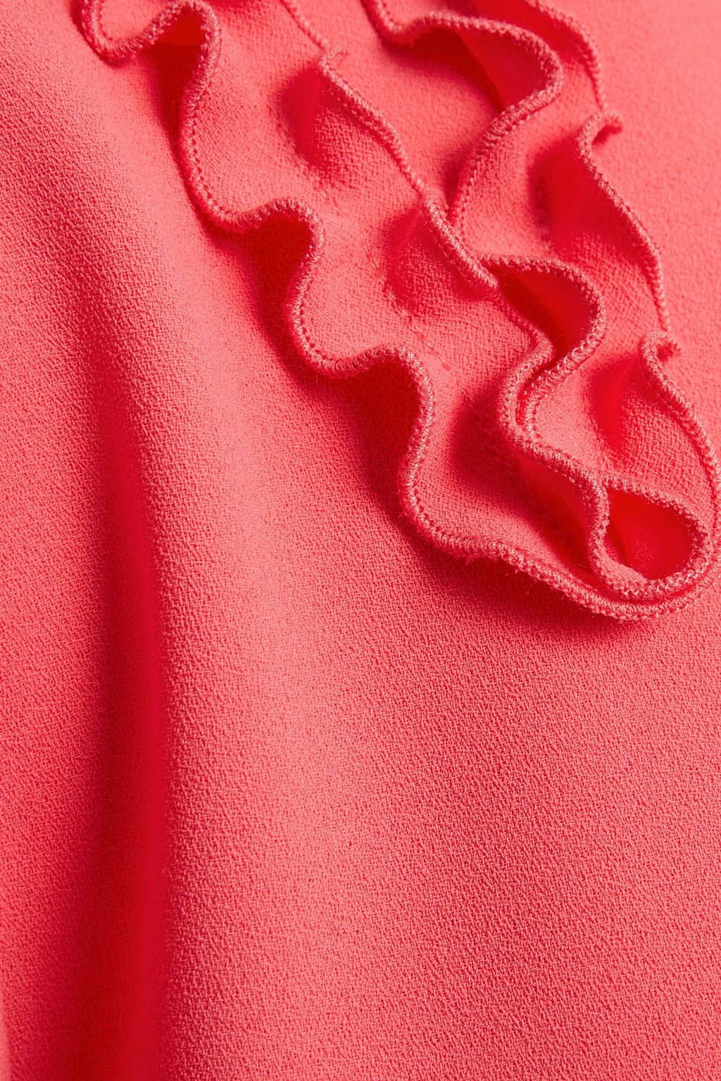 SEE BY CHLOÉ Ruffle-trimmed stretch-crepe mini dress