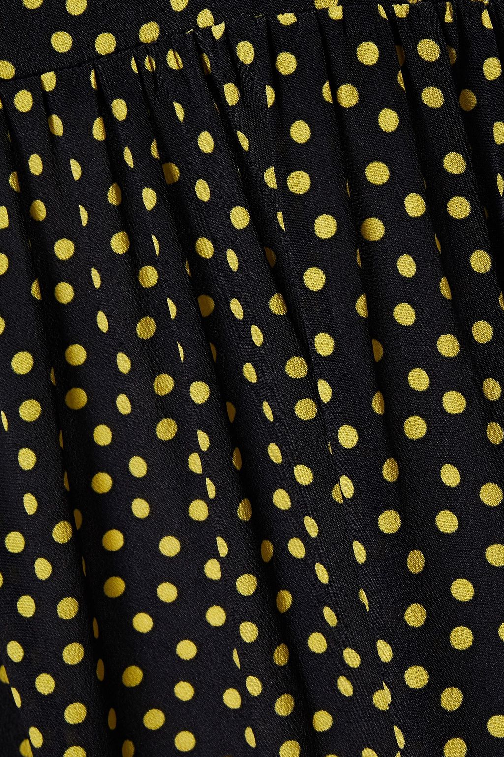 SEE BY CHLOÉ Ruffled polka-dot georgette halterneck mini dress