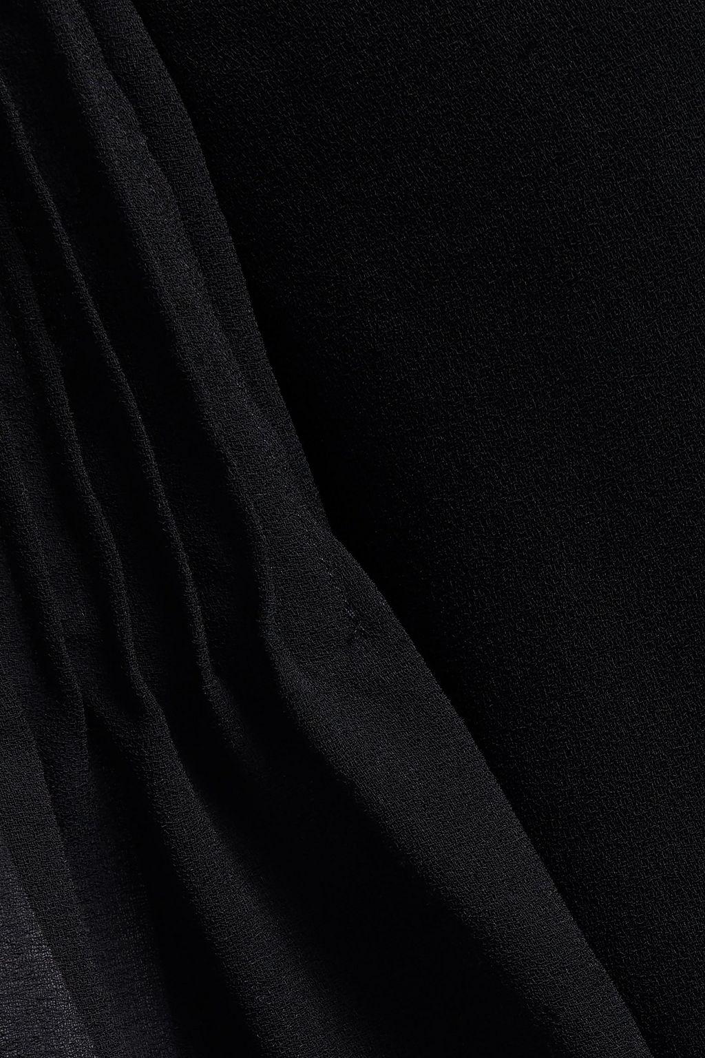 SEE BY CHLOÉ Organza-trimmed pintucked chiffon blouse