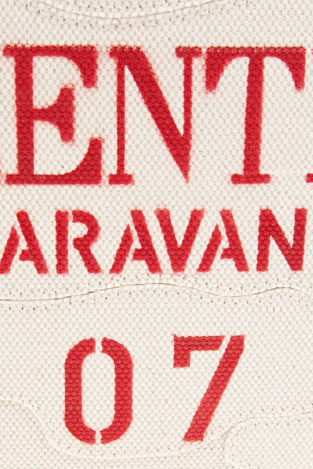 VALENTINO GARAVANI Atelier Bag 07 leather-trimmed printed canvas tote