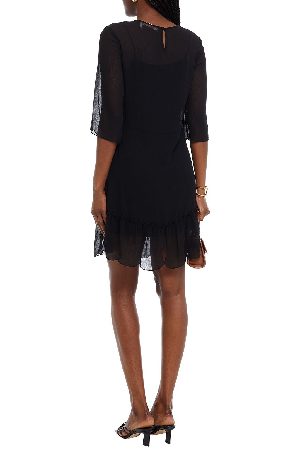 SEE BY CHLOÉ Cutout georgette mini dress