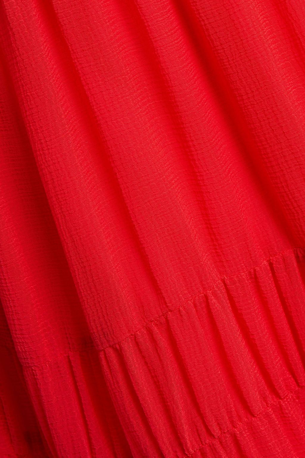 SEE BY CHLOÉ Tiered gathered georgette midi dress