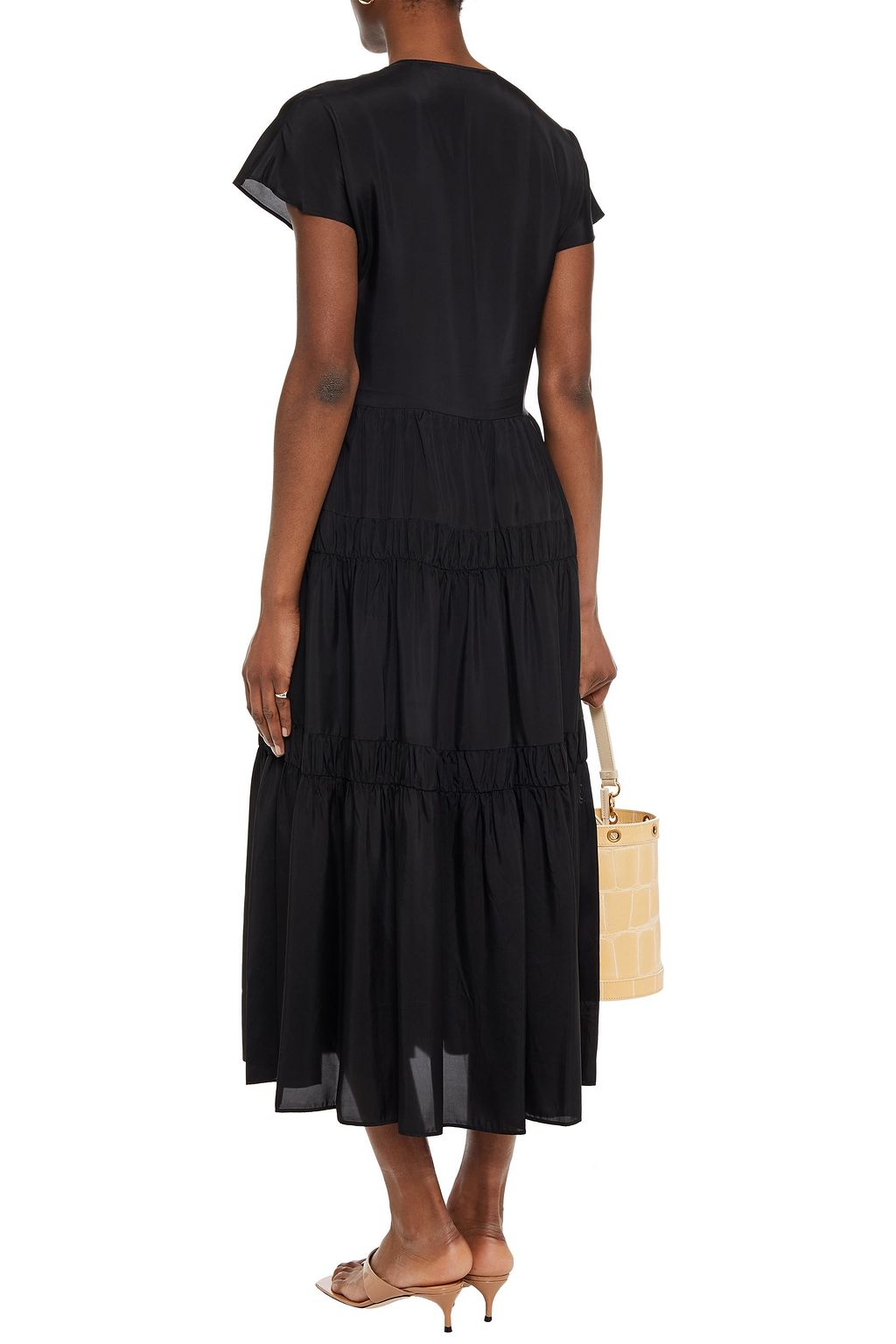 SEE BY CHLOÉ Tiered habotai maxi dress